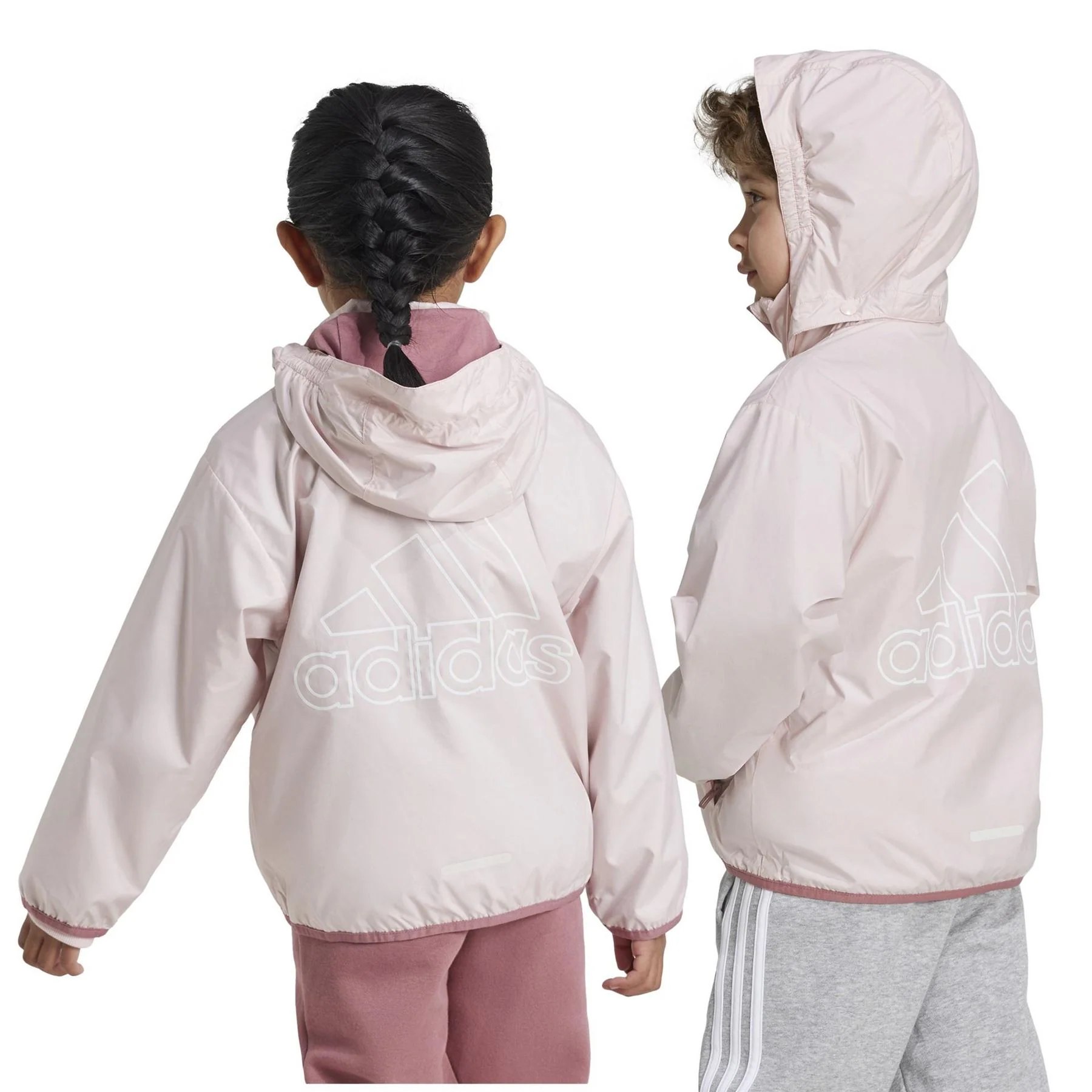adidas Utility Detachable Hood Long Sleeve Performance Training Jacket - Image 3