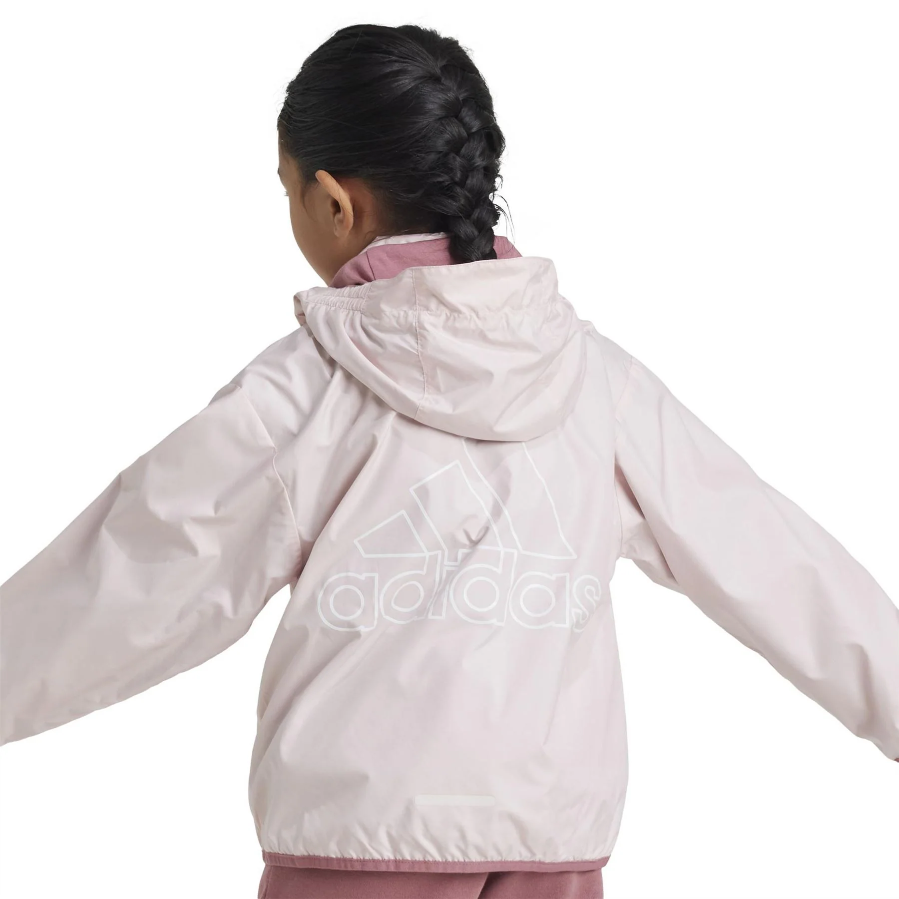 adidas Utility Detachable Hood Long Sleeve Performance Training Jacket - Image 4