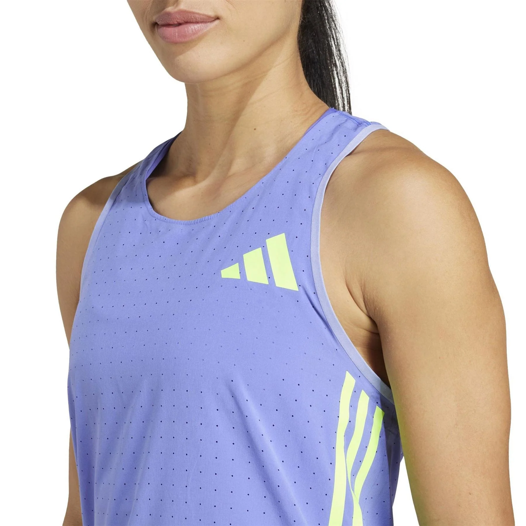 adidas Womens Adizero Promo Tank Running Vest - Image 5