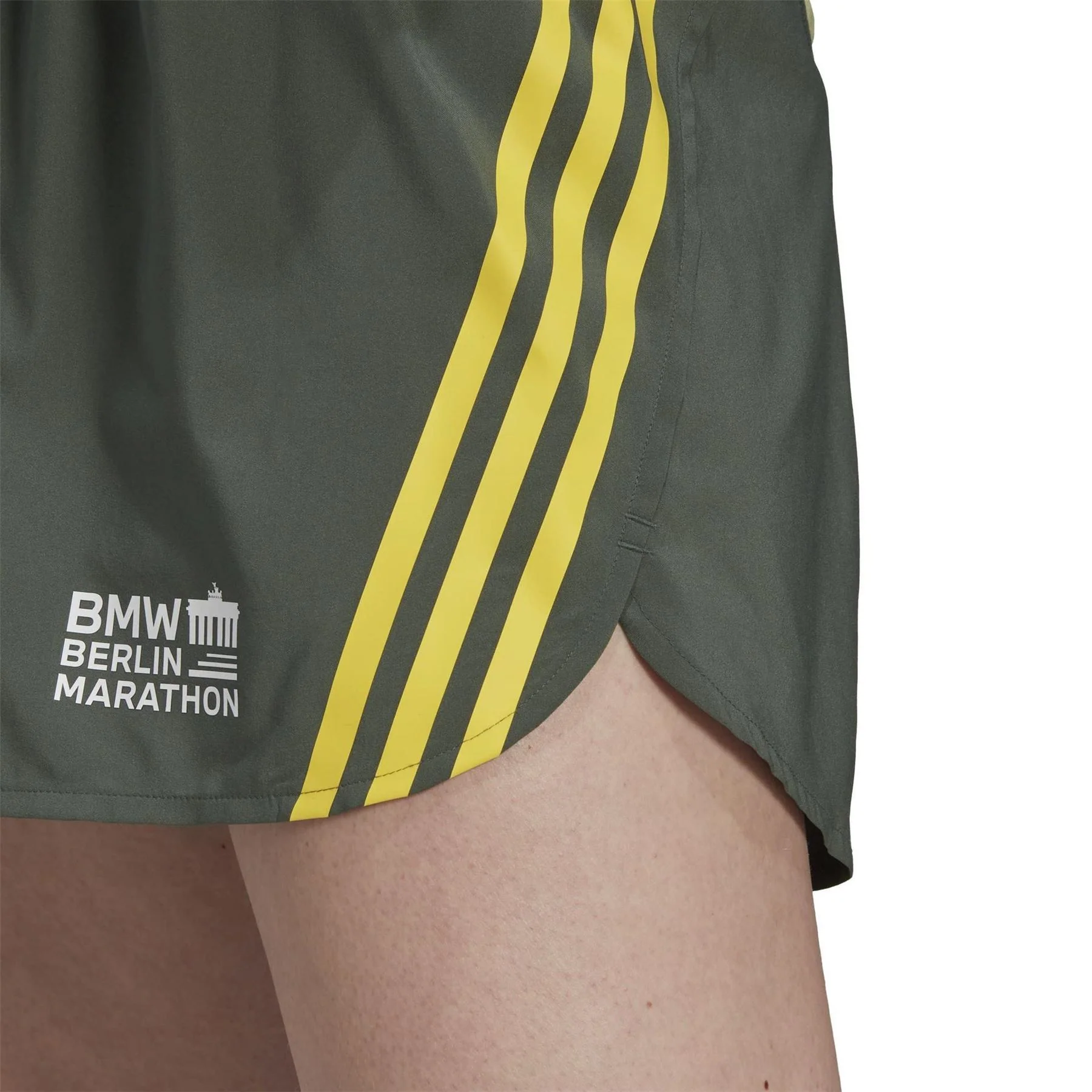 adidas Womens Berlin Marathon 2022 Run Icons 3 Stripes Running Shorts - Image 6