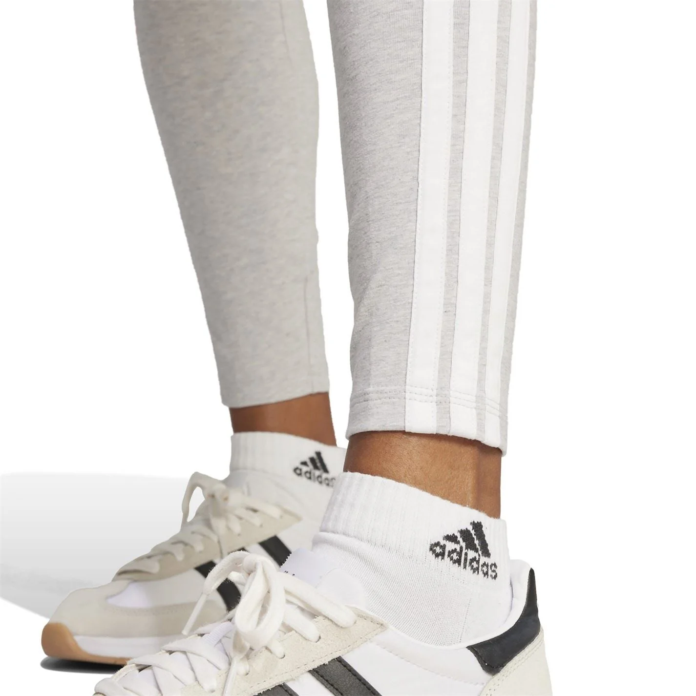 adidas Womens Essentials 3 Stripe Leggings - Image 130