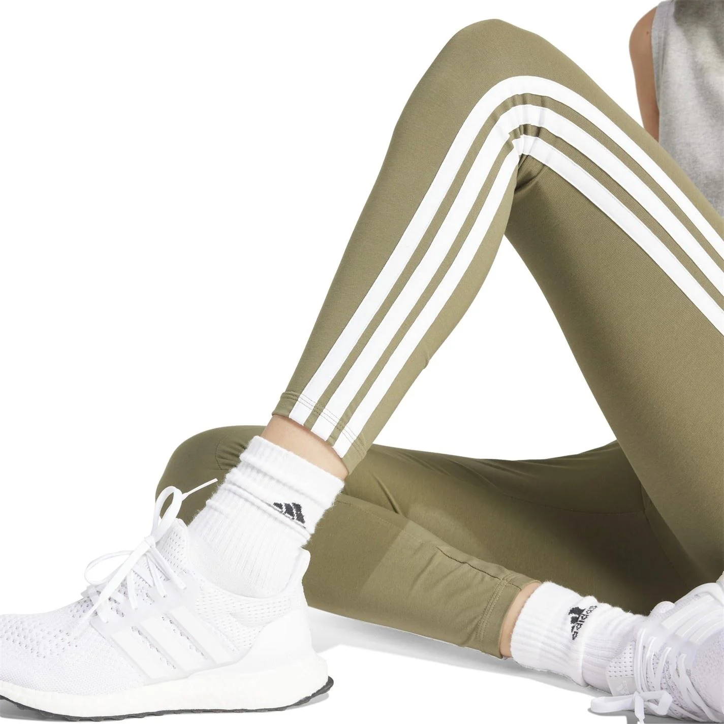 adidas Womens Essentials 3 Stripe Leggings - Image 33