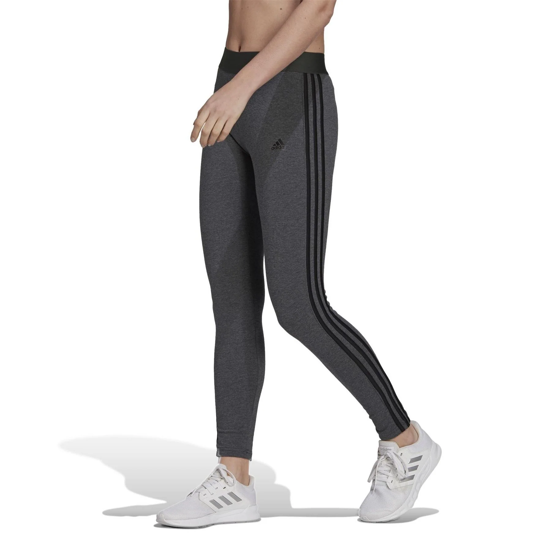 adidas Womens Essentials 3 Stripe Leggings - Image 47