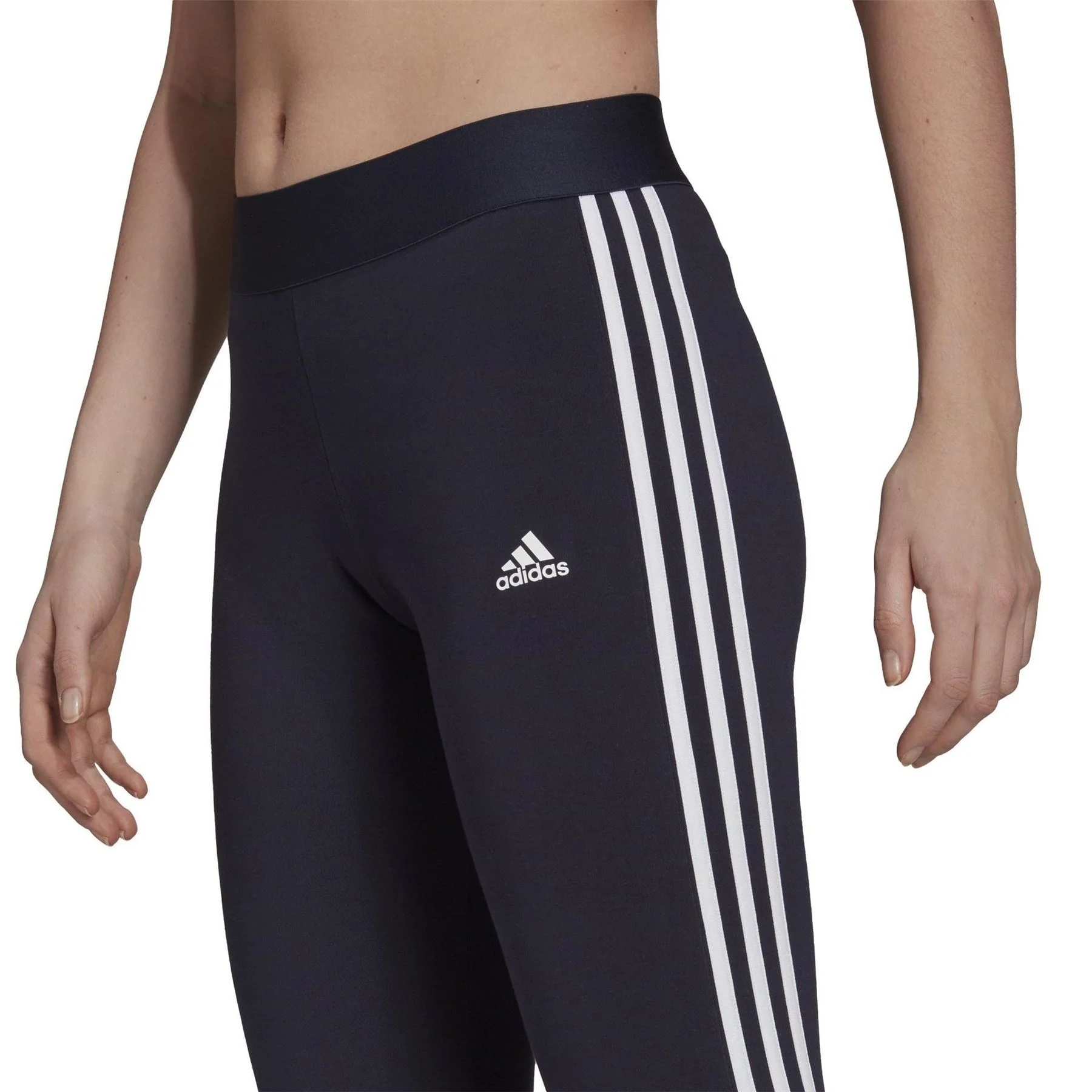 adidas Womens Essentials 3 Stripe Leggings - Image 77