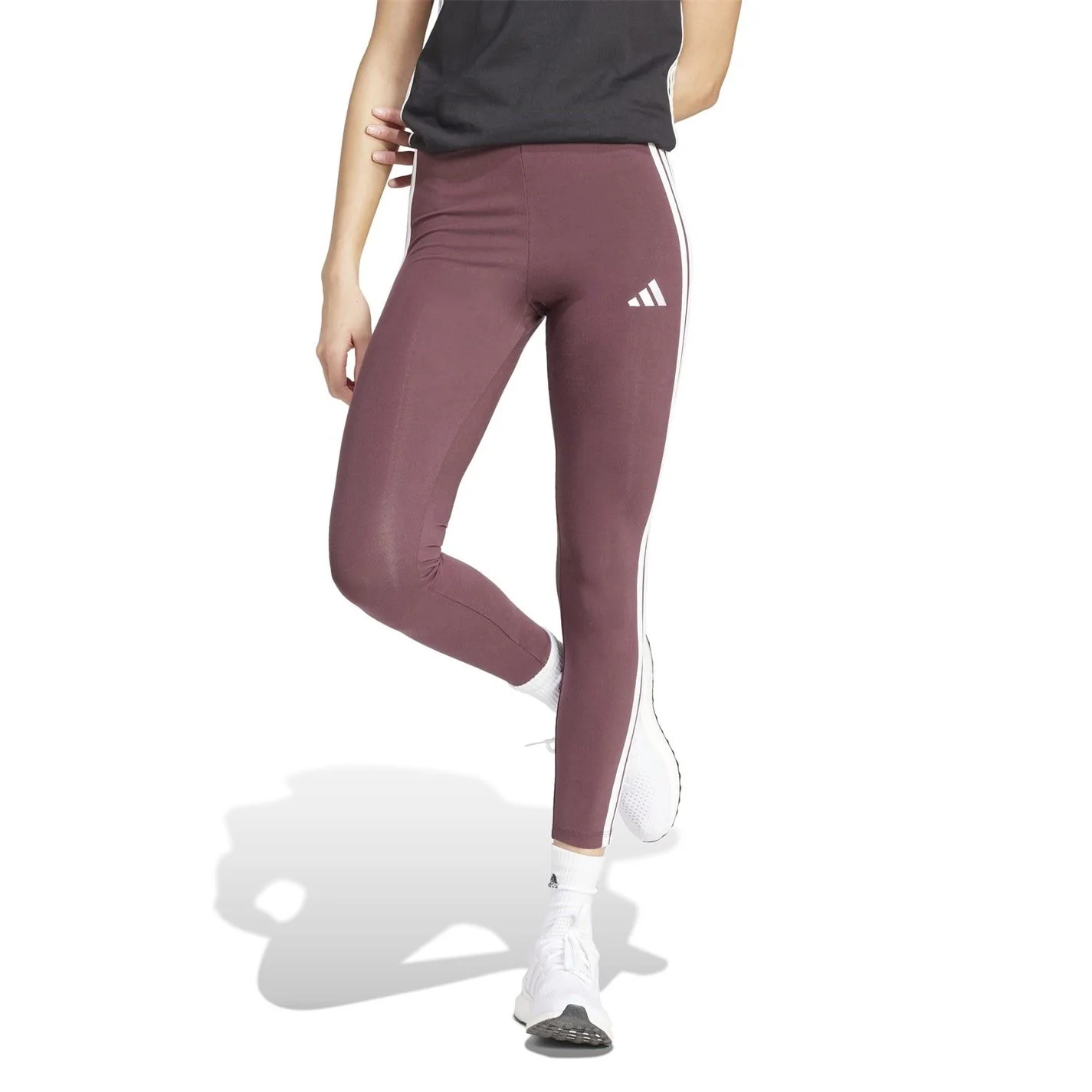 adidas Womens Essentials 3 Stripe Leggings - Image 91