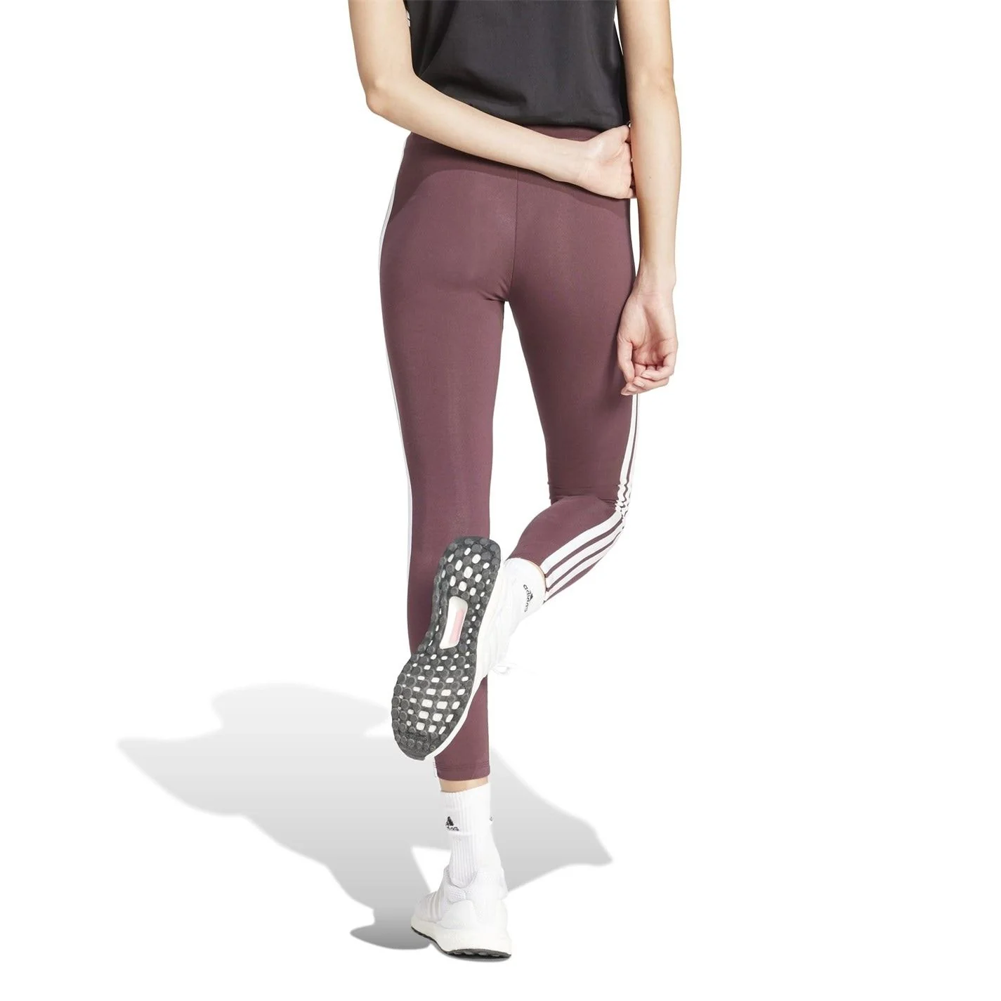 adidas Womens Essentials 3 Stripe Leggings - Image 92