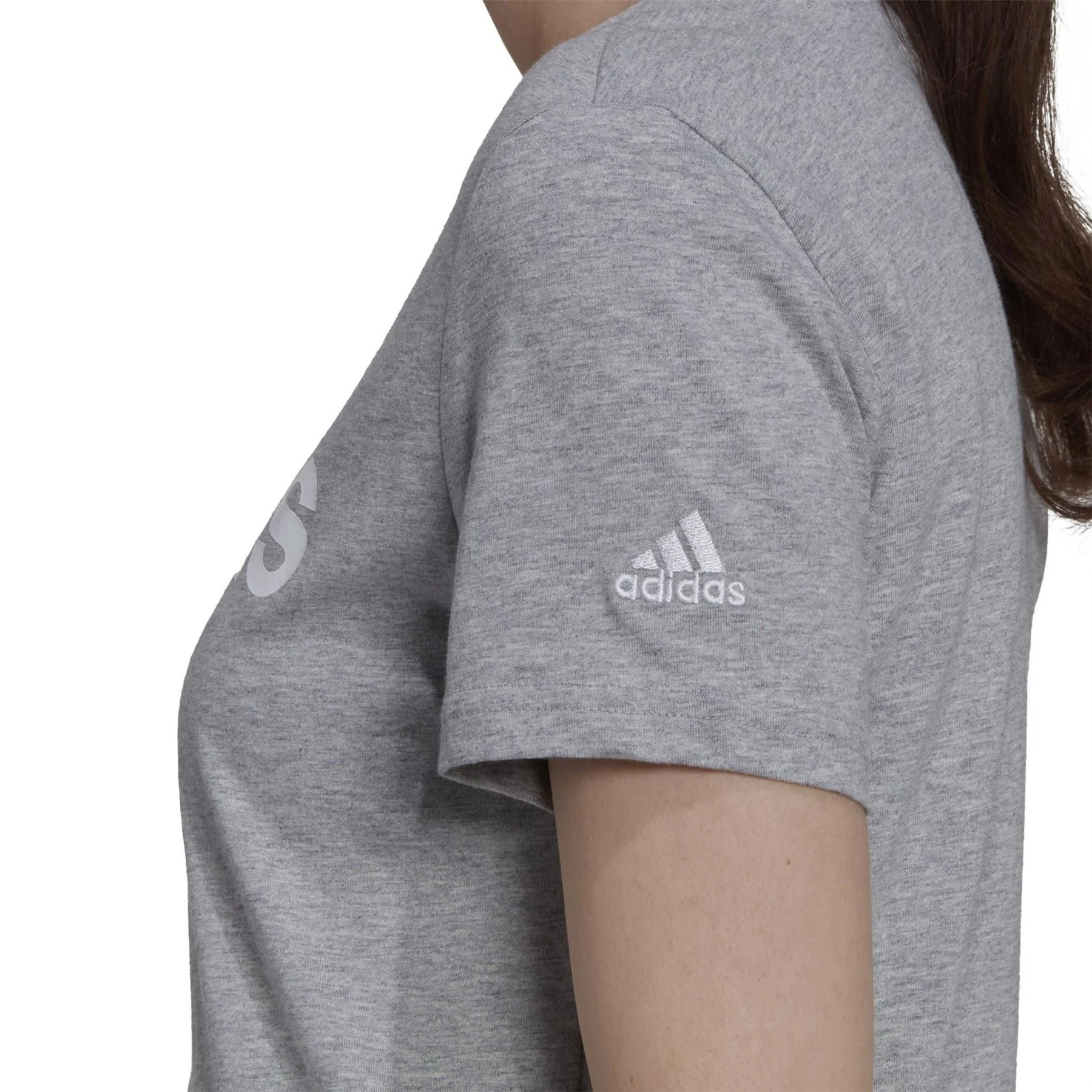 adidas Womens Slim Logo T-Shirt - Image 6
