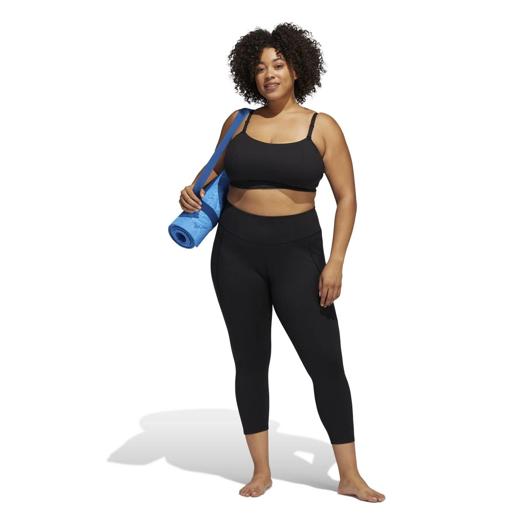 adidas Womens Studio 7 8 Leggings Plus Size - Image 6