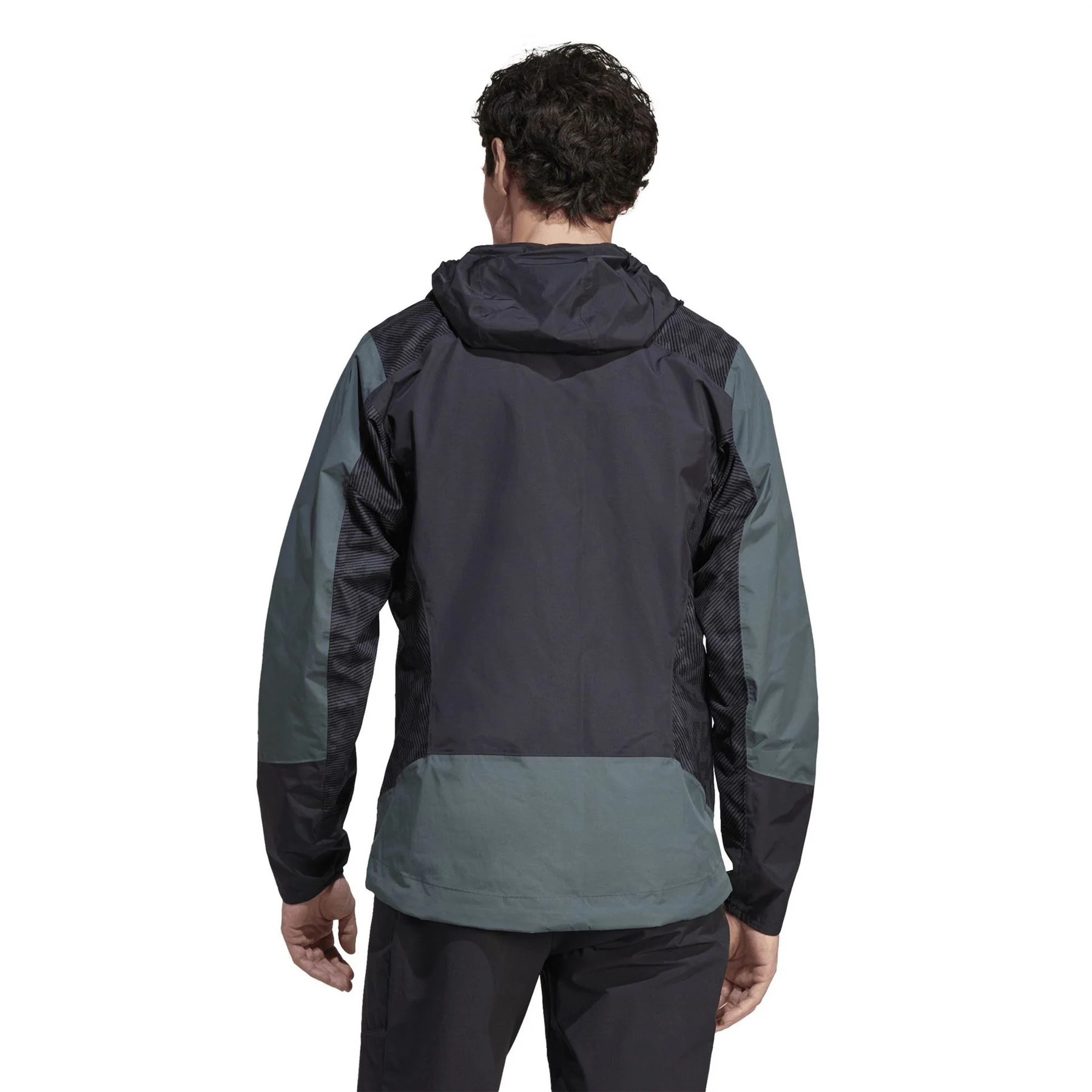 adidas Express Hybrid Rear Performance Running Jacket - Image 3