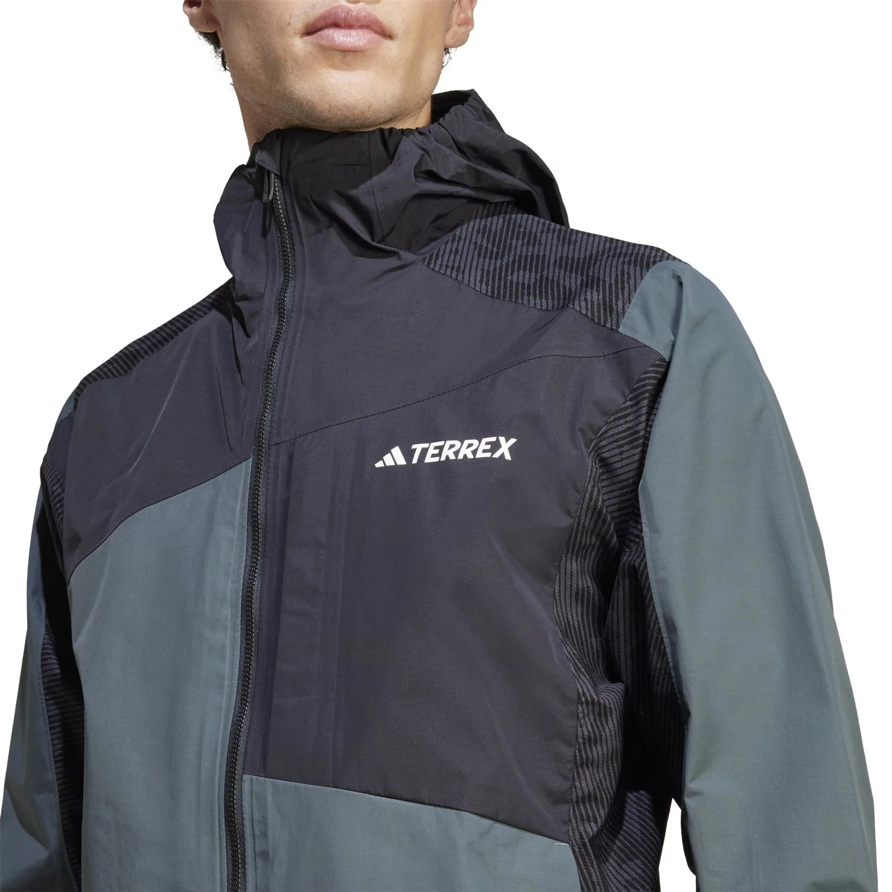 adidas Express Hybrid Rear Performance Running Jacket - Image 5