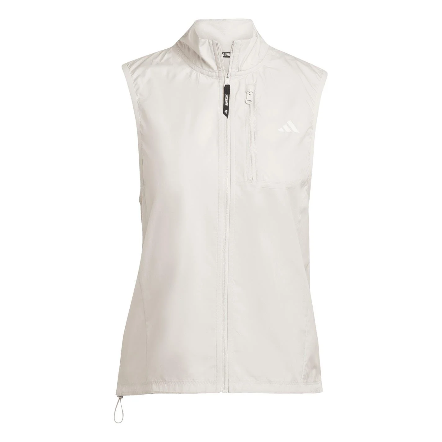 adidas Zipped Pocket Funnel Neck Sleeveless Vest
