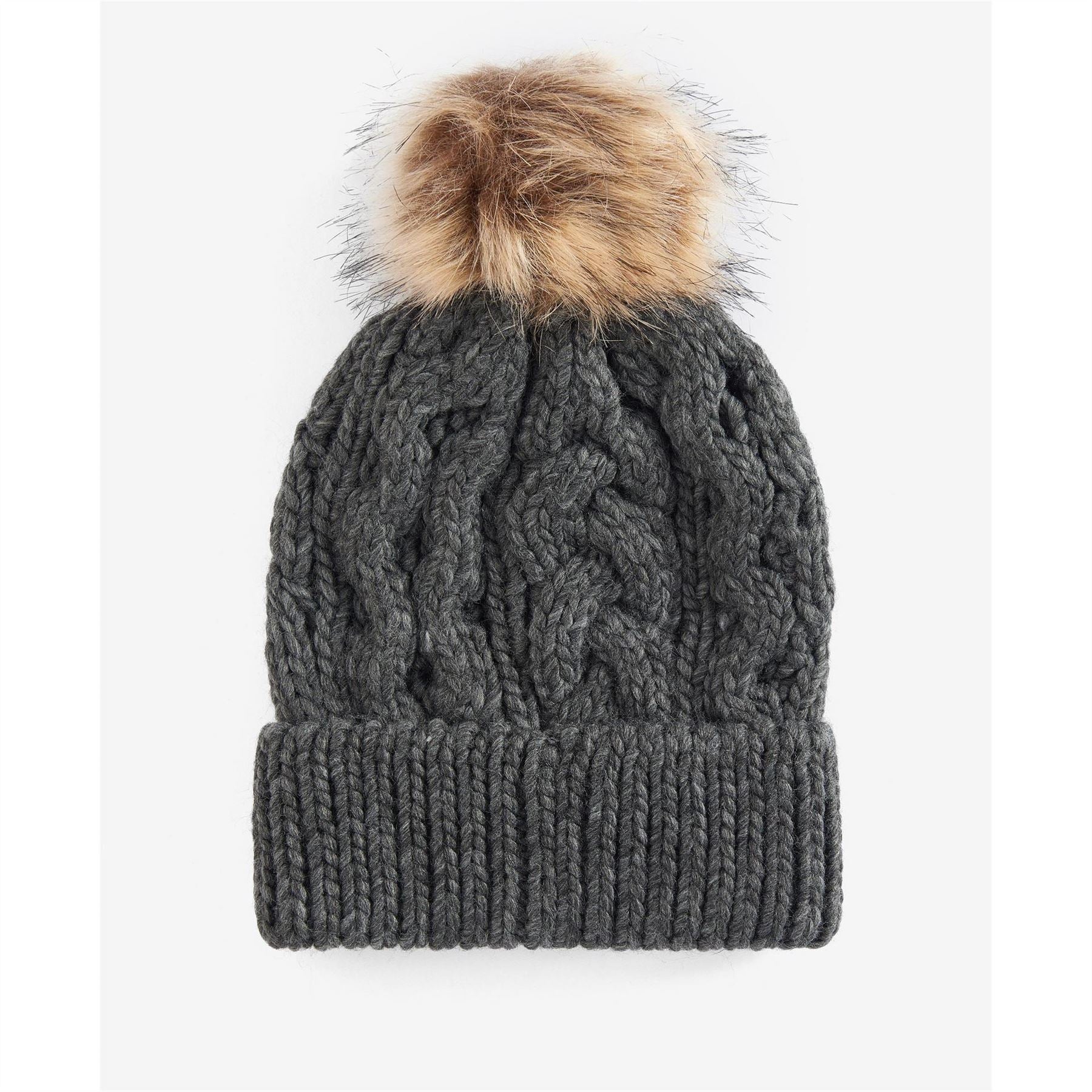 Barbour Cable Knit Beanie - Image 13
