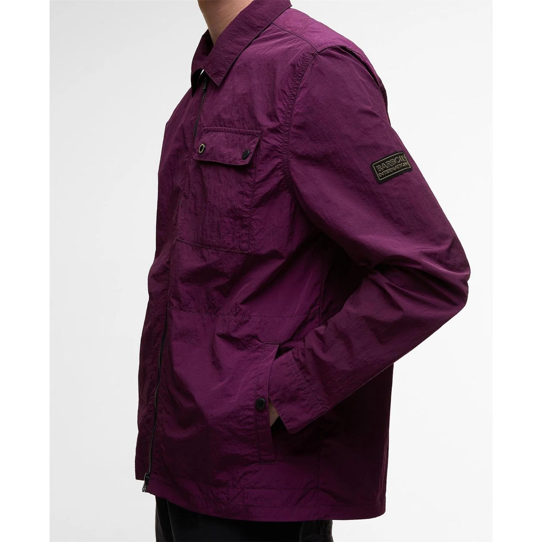 Barbour International Inline Zip Through Overshirt - Image 33