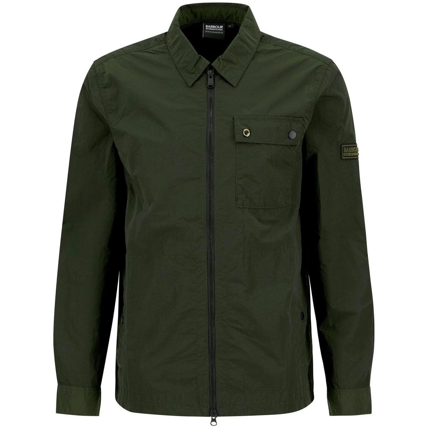 Barbour International Inline Zip Through Overshirt - Image 65