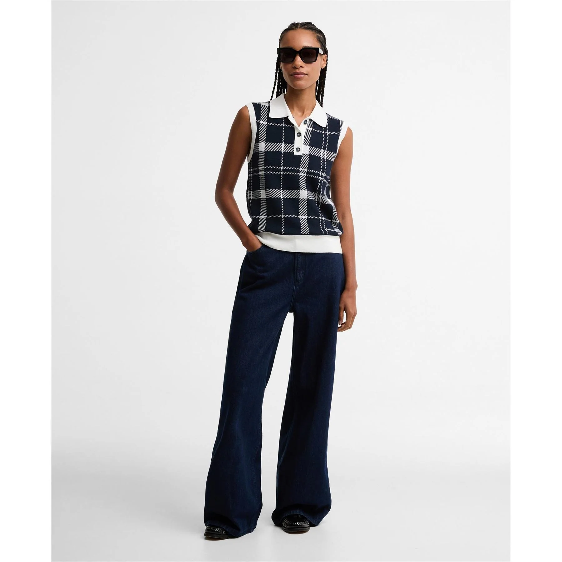 Barbour Knitted Short Sleeve Polo Shirt - Image 6
