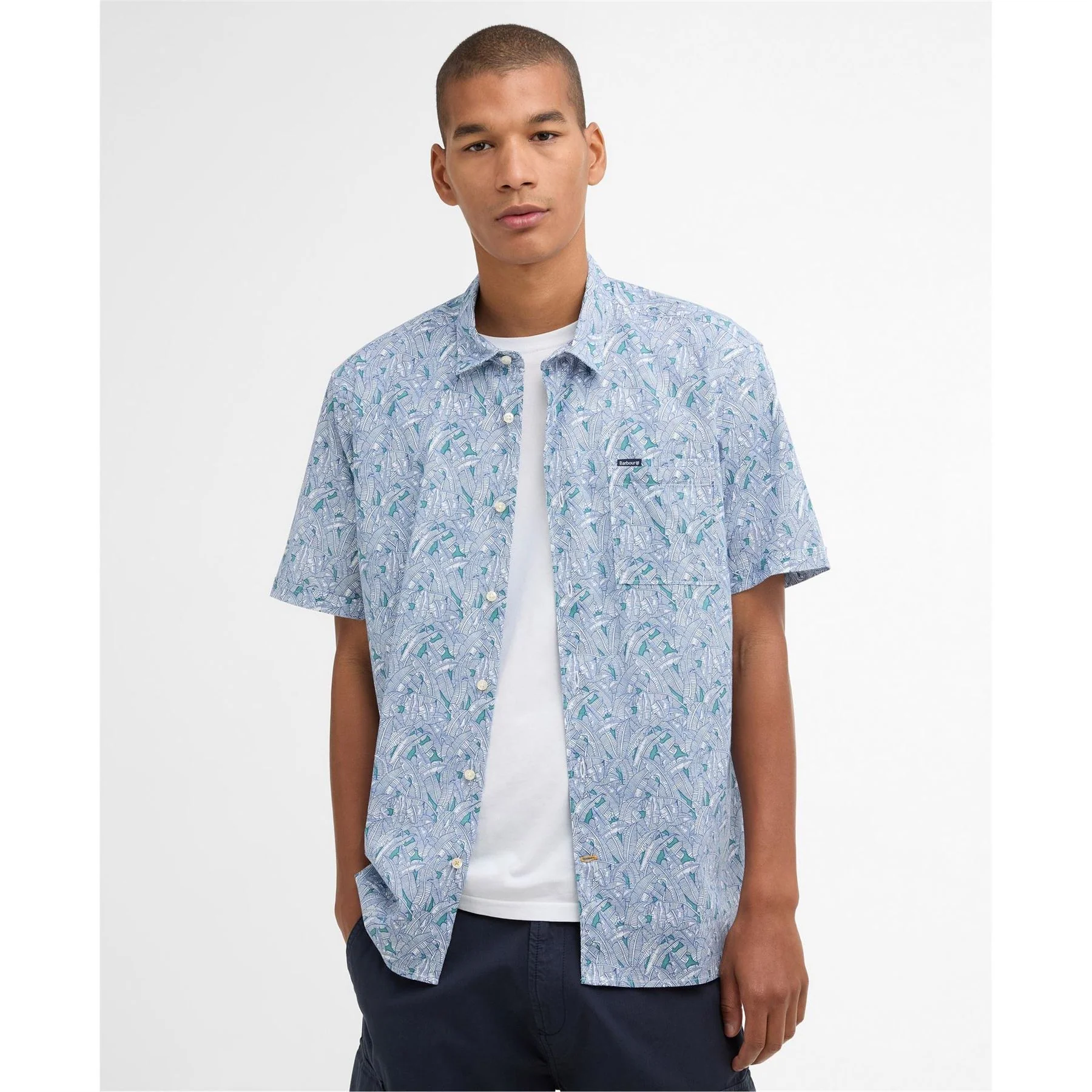 Barbour Patterned Short Sleeve Shirt - Image 2
