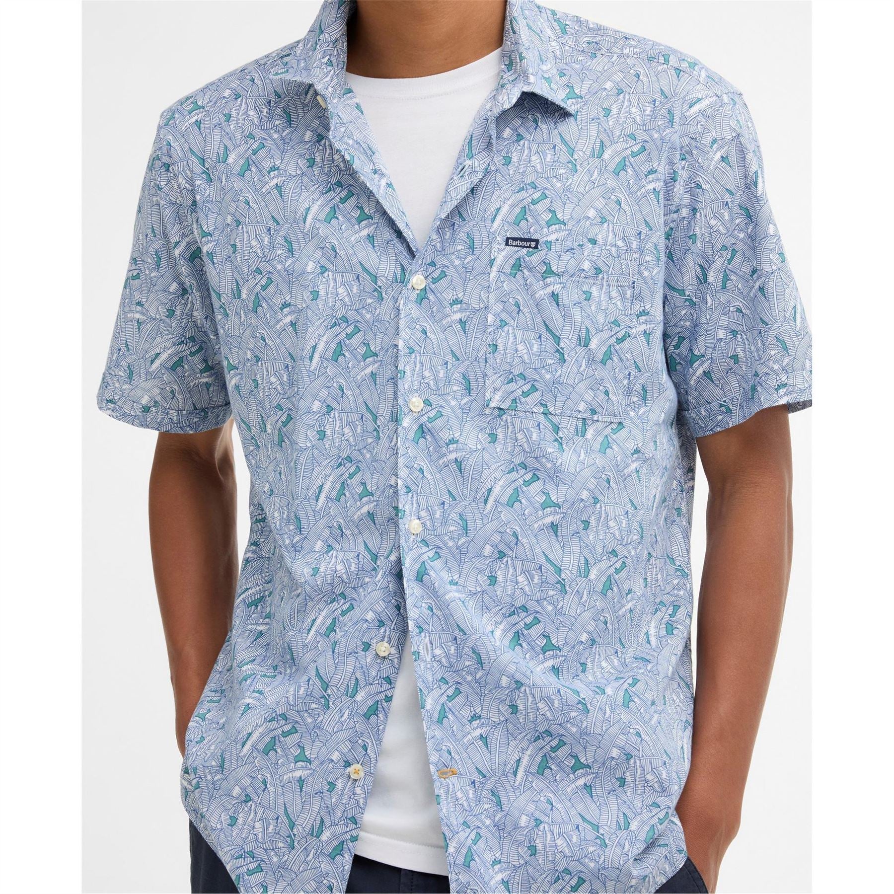 Barbour Patterned Short Sleeve Shirt - Image 4