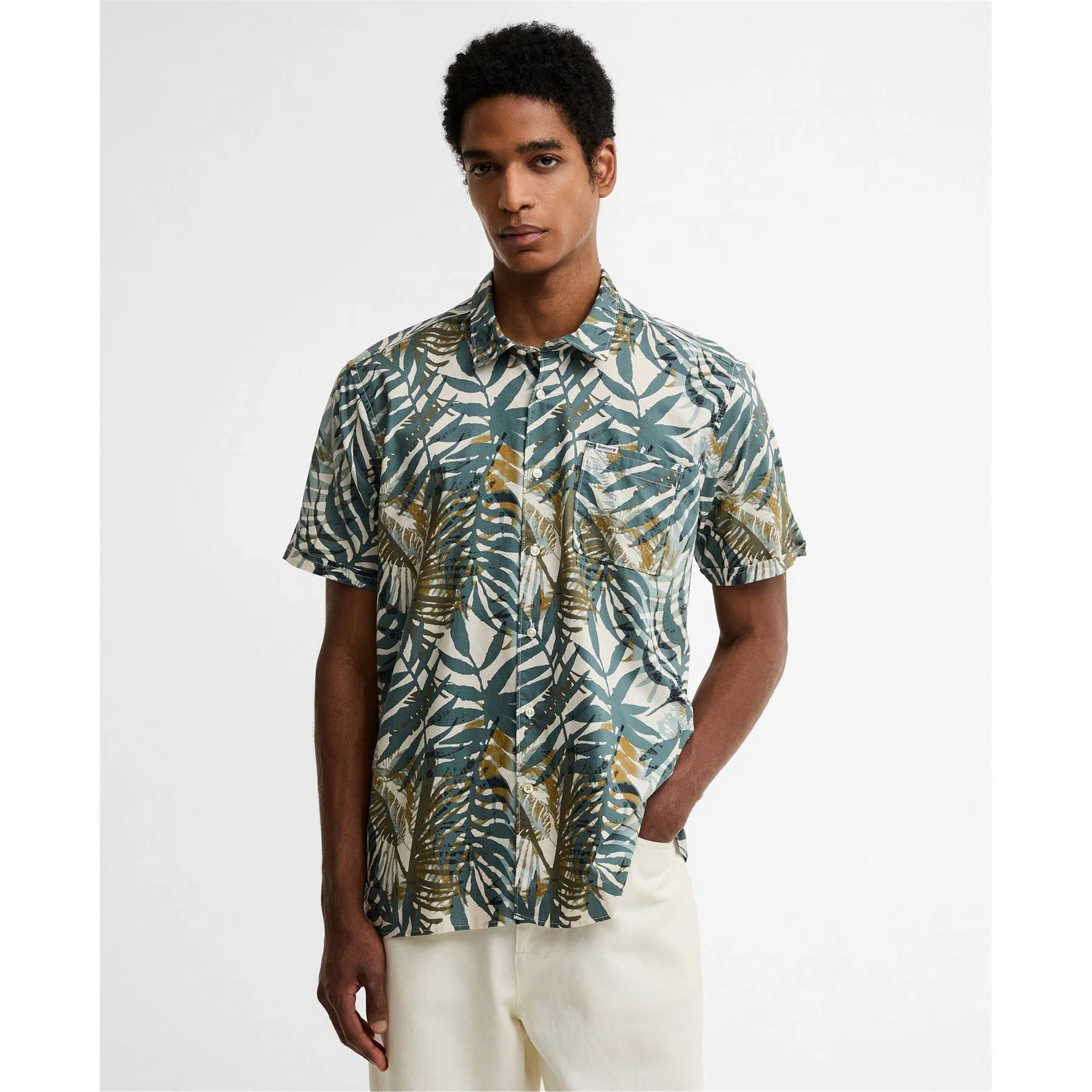 Barbour Patterned Short Sleeve Shirt - Image 2