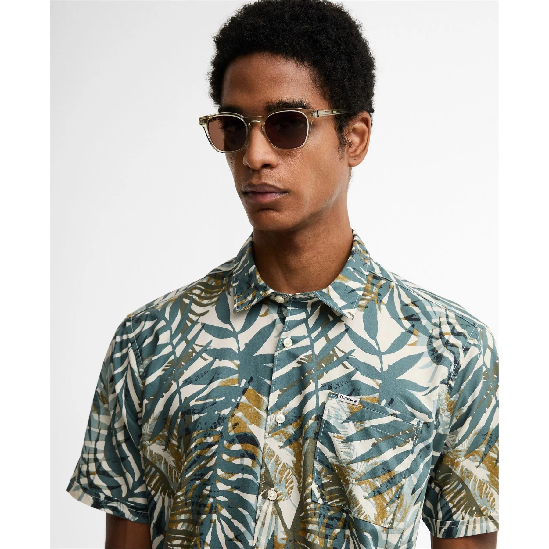 Barbour Patterned Short Sleeve Shirt - Image 4