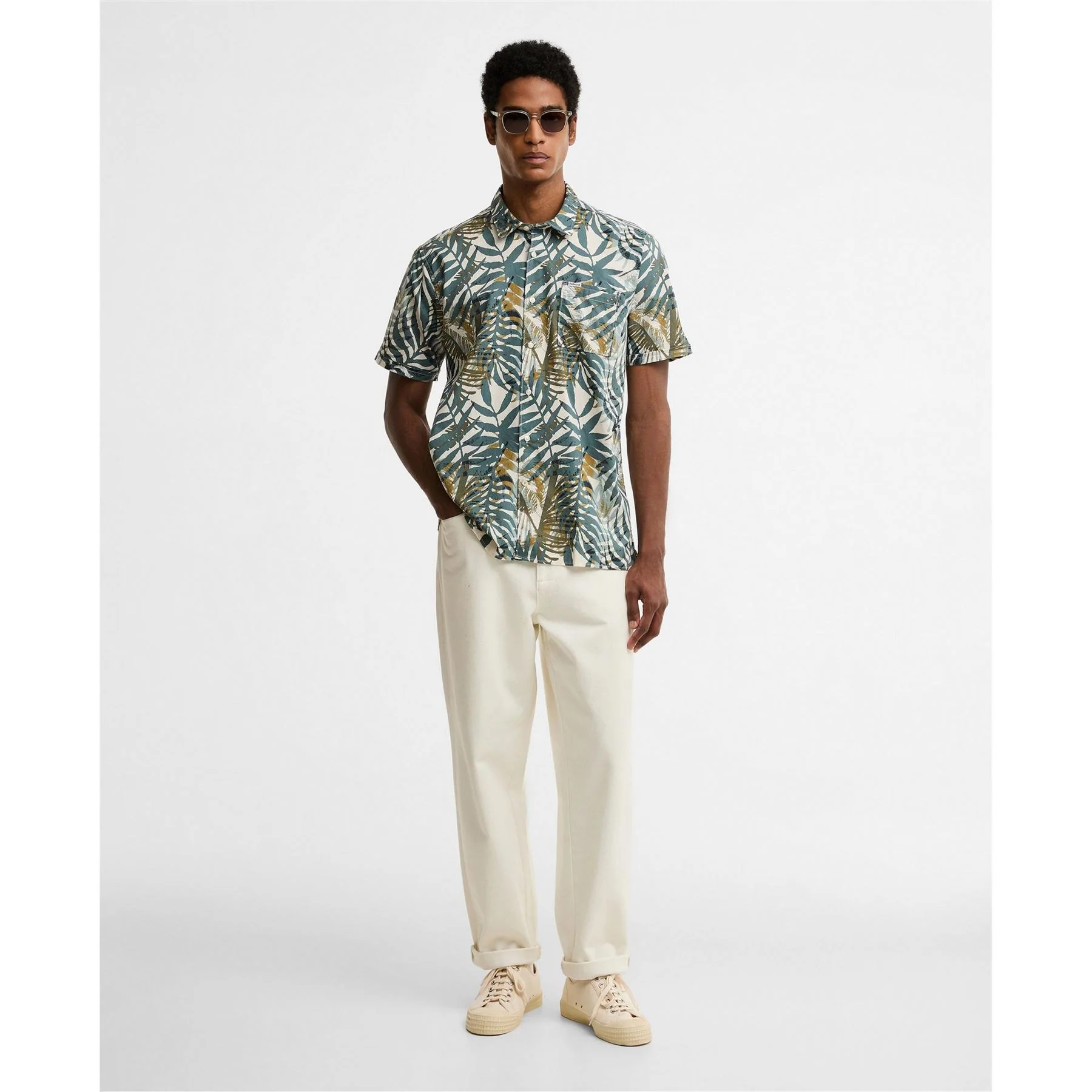 Barbour Patterned Short Sleeve Shirt - Image 5