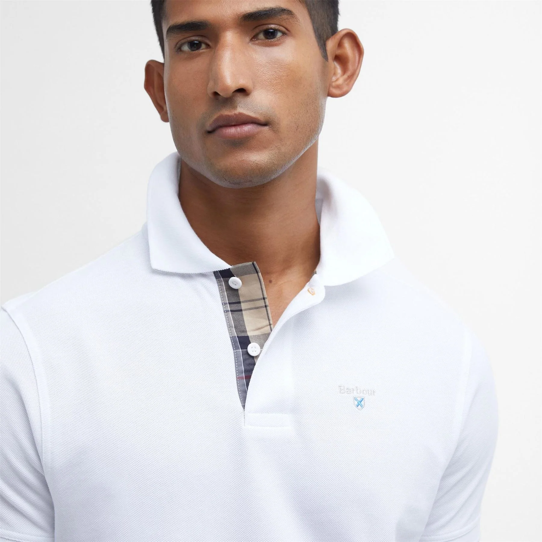 Barbour Tartan Pique Polo Shirt - Image 50