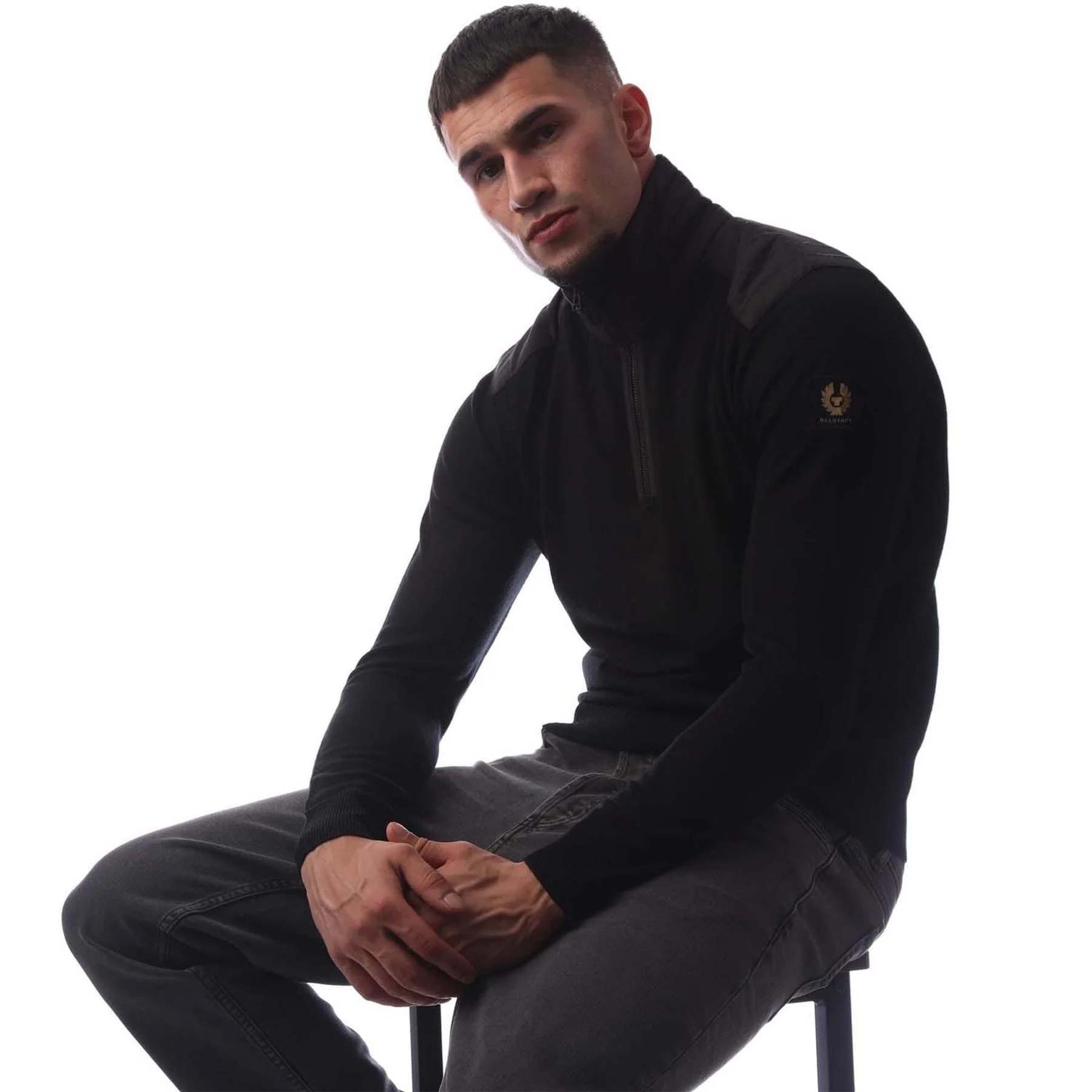 Belstaff Quarter Zip Sweatshirt - Image 4