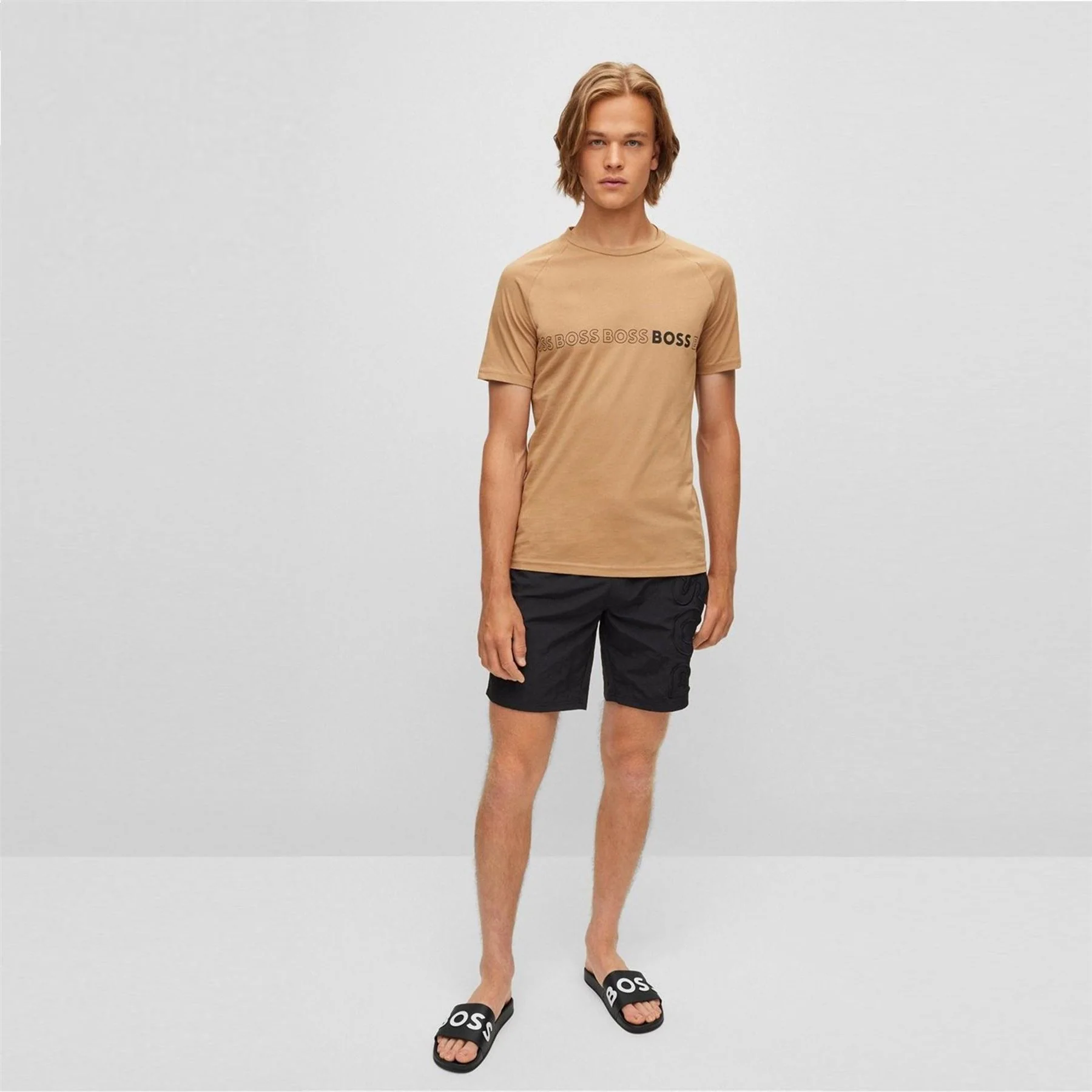 Boss Bay Logo Sliders, Branding Strap Sandals - Image 24