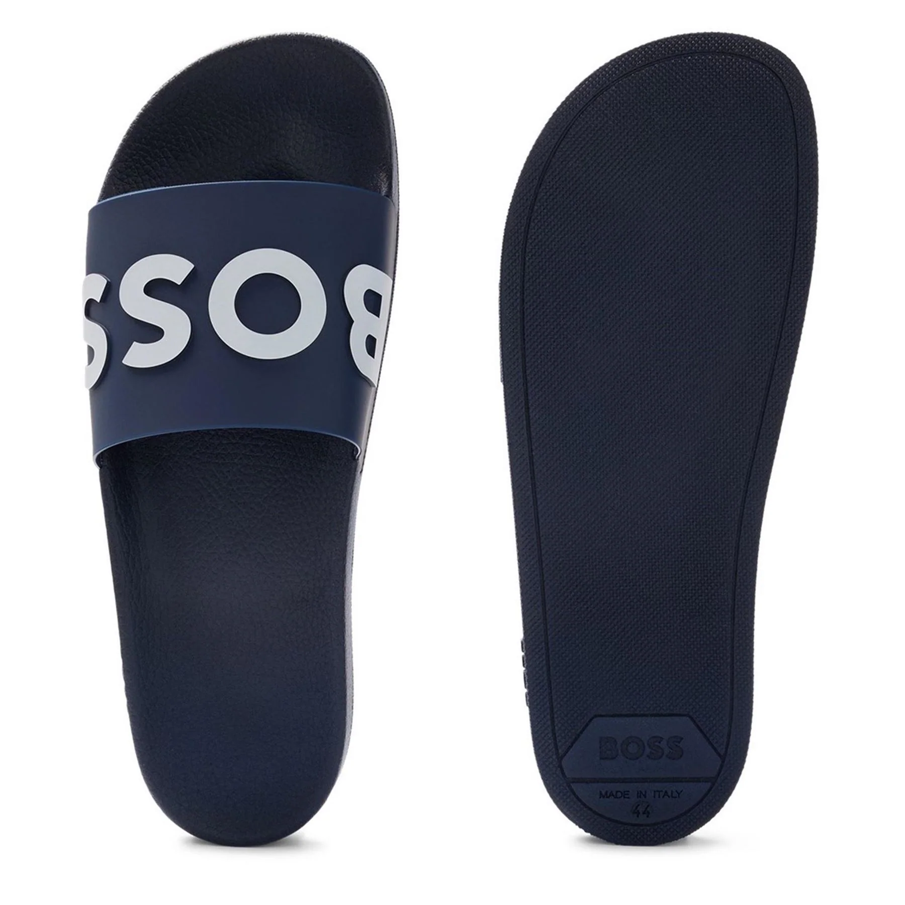 Boss Bay Logo Sliders, Branding Strap Sandals - Image 7