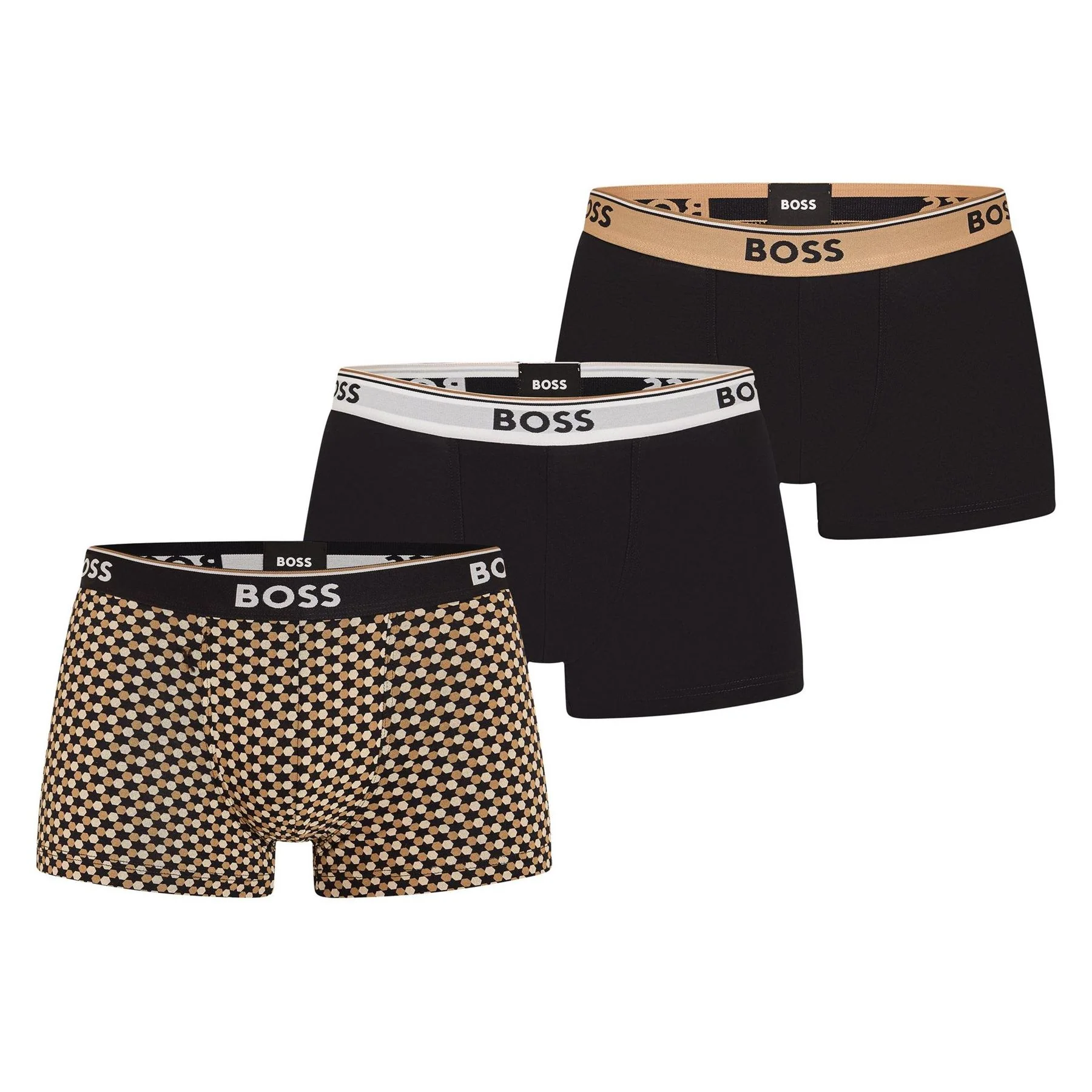 Boss BOSS Bodywear 3 Pack Boxer Shorts with Logo Detail - Image 66