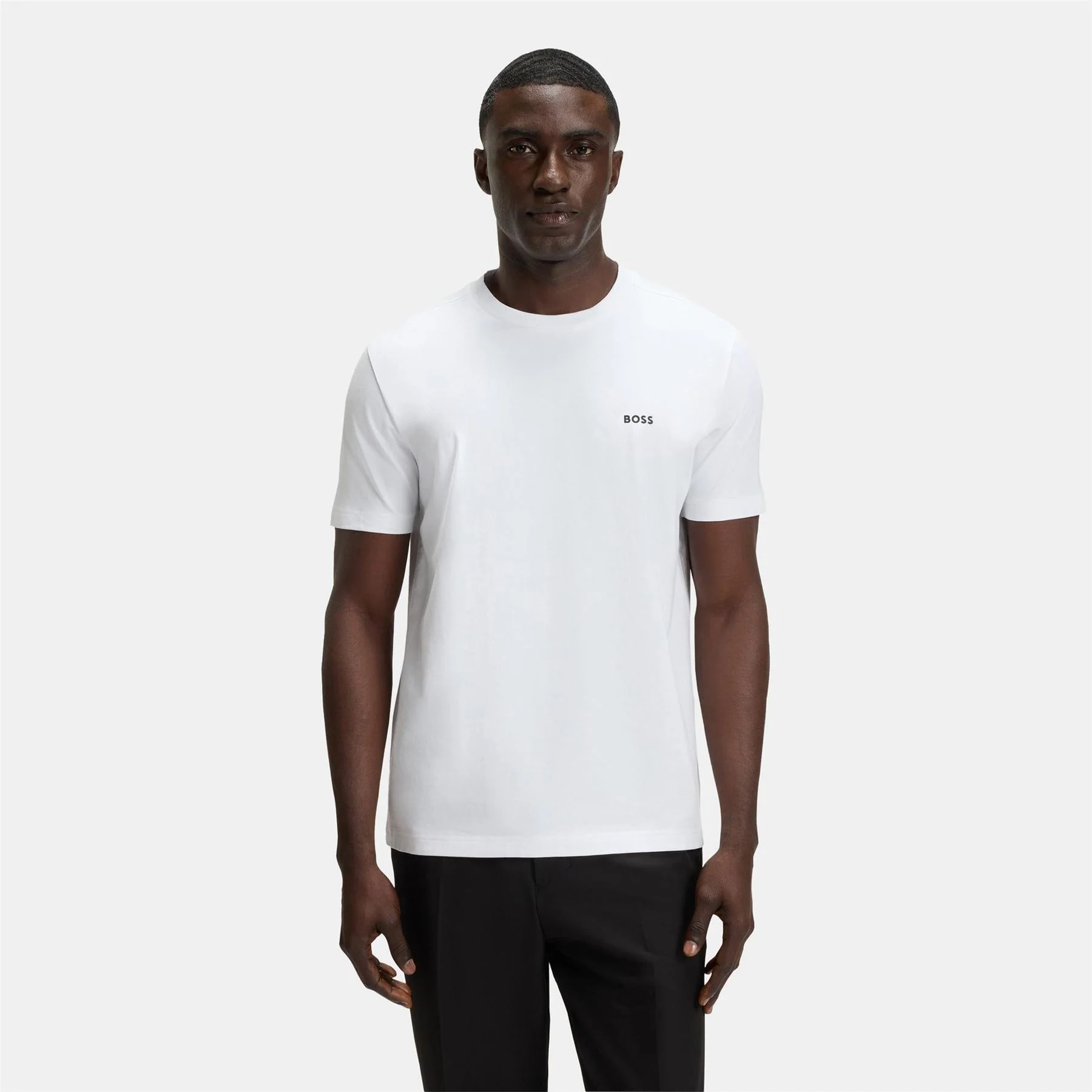 Boss BOSS GREEN T Shirt with Logo Design Stretch Cotton - Image 4