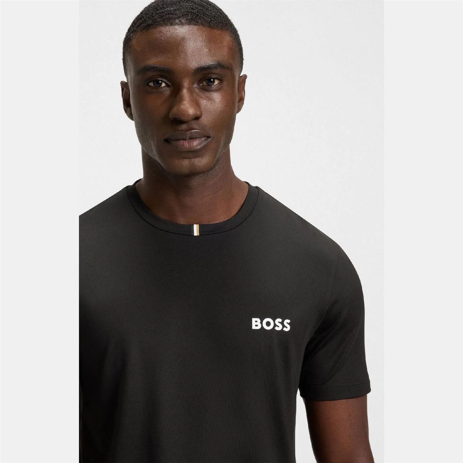 Boss Control Slim Fit T-Shirt In Stretch Piqu¿ - Image 3