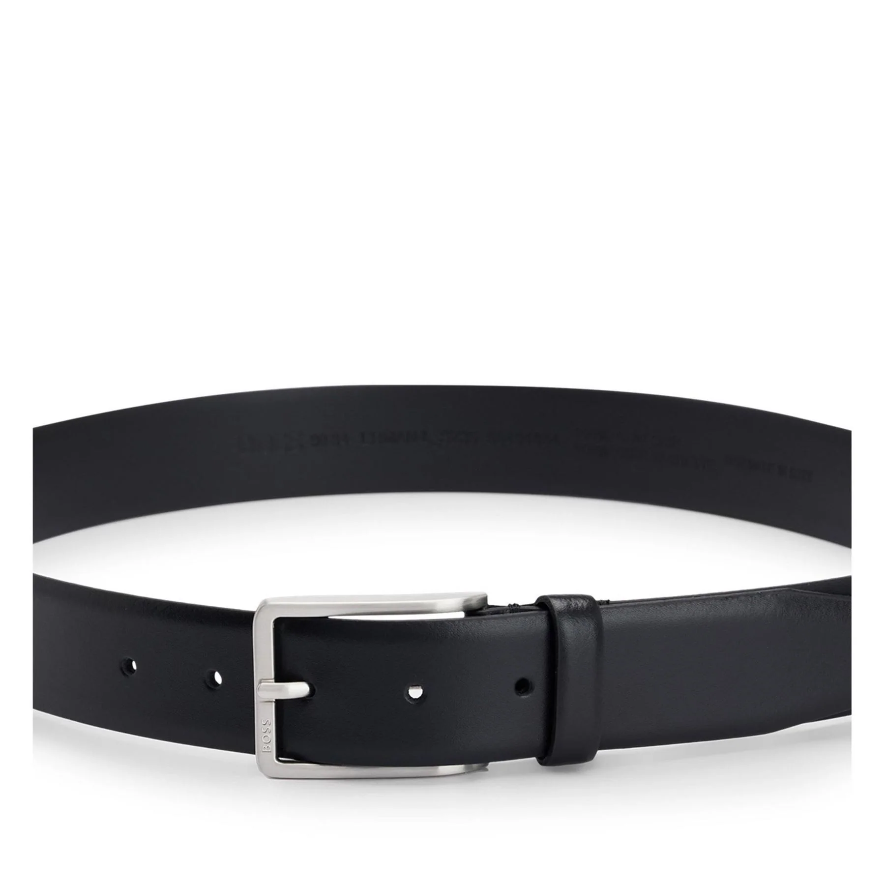 Boss Leather Pin Buckle Logo Belt - Image 4