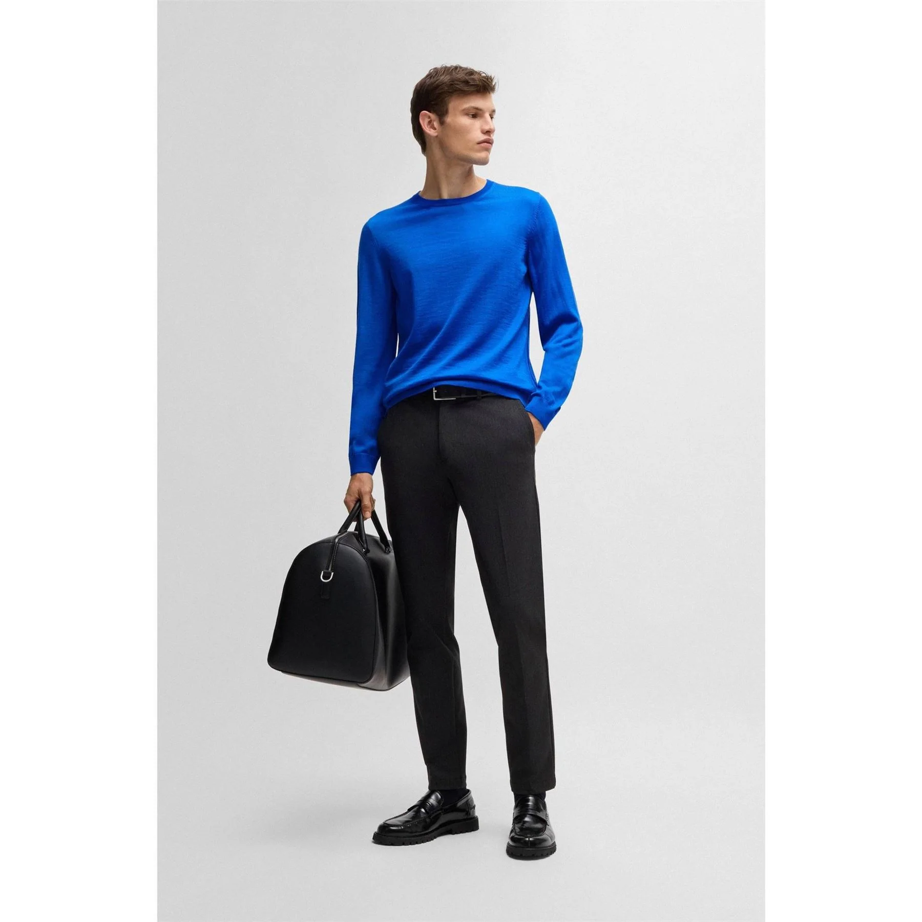 Boss Leno Regular Fit Crew Neck Sweater - Image 10