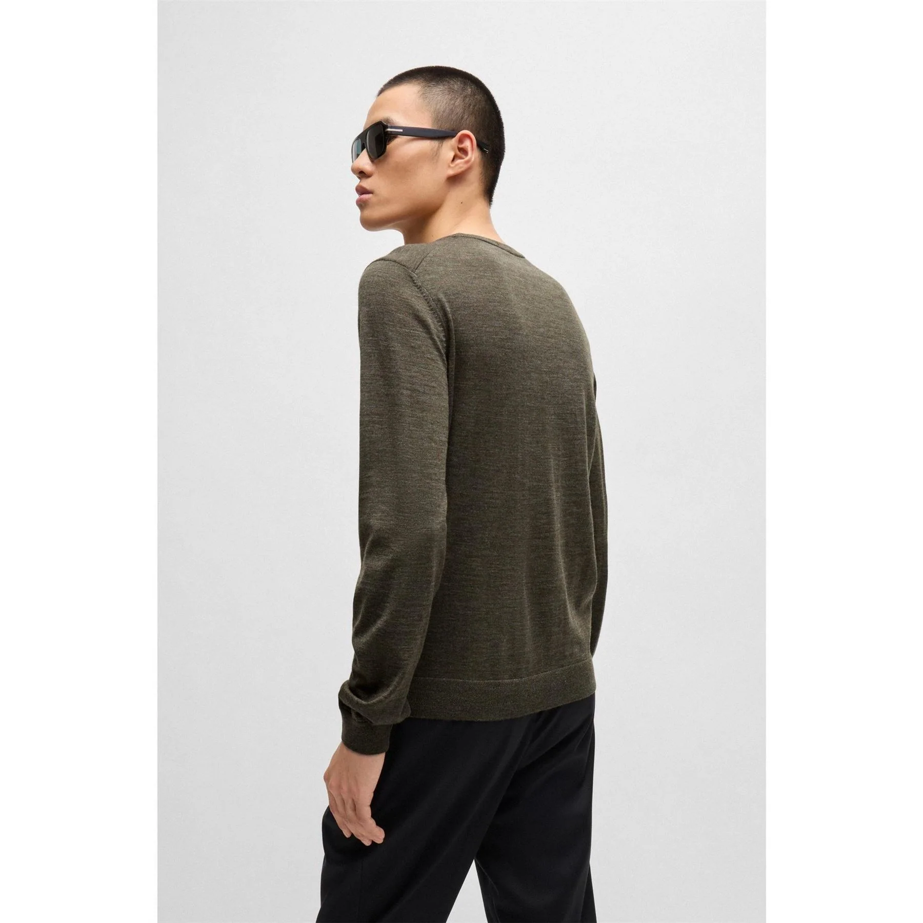 Boss Leno Regular Fit Crew Neck Sweater - Image 4
