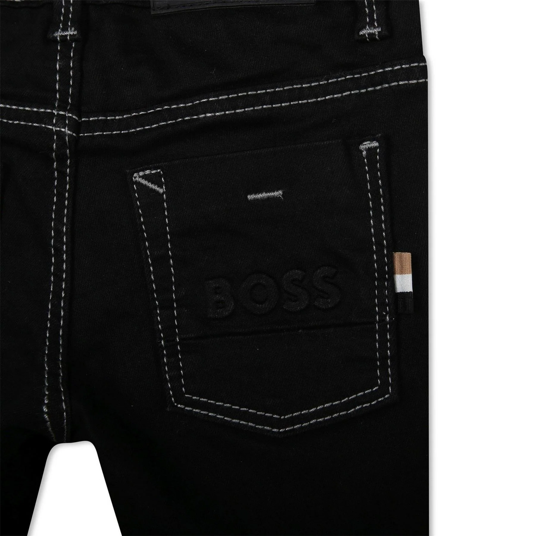 Boss Logo Denim Slim Jeans, Slim Fit - Image 3