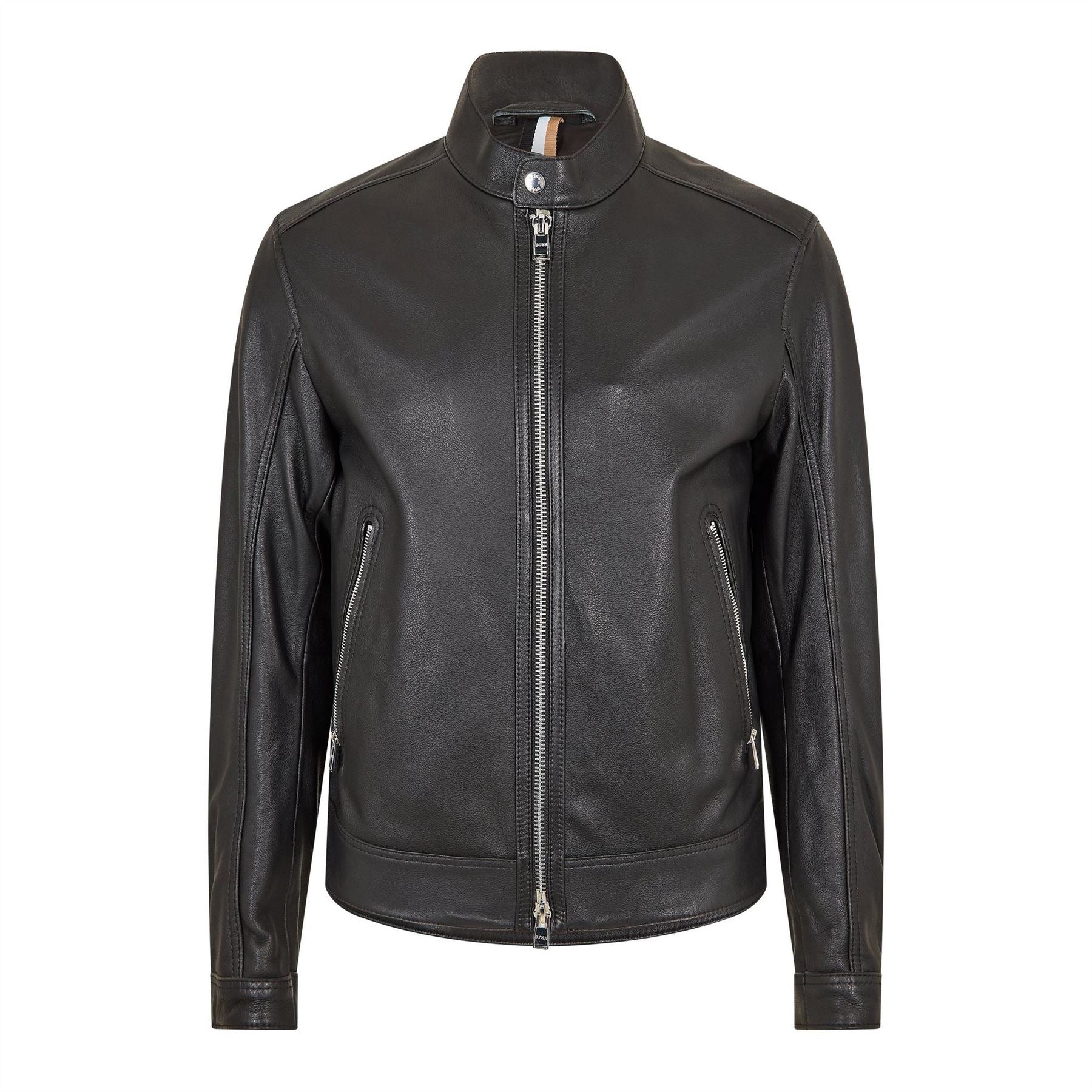 Boss Mansell Leather Jacket - Image 3