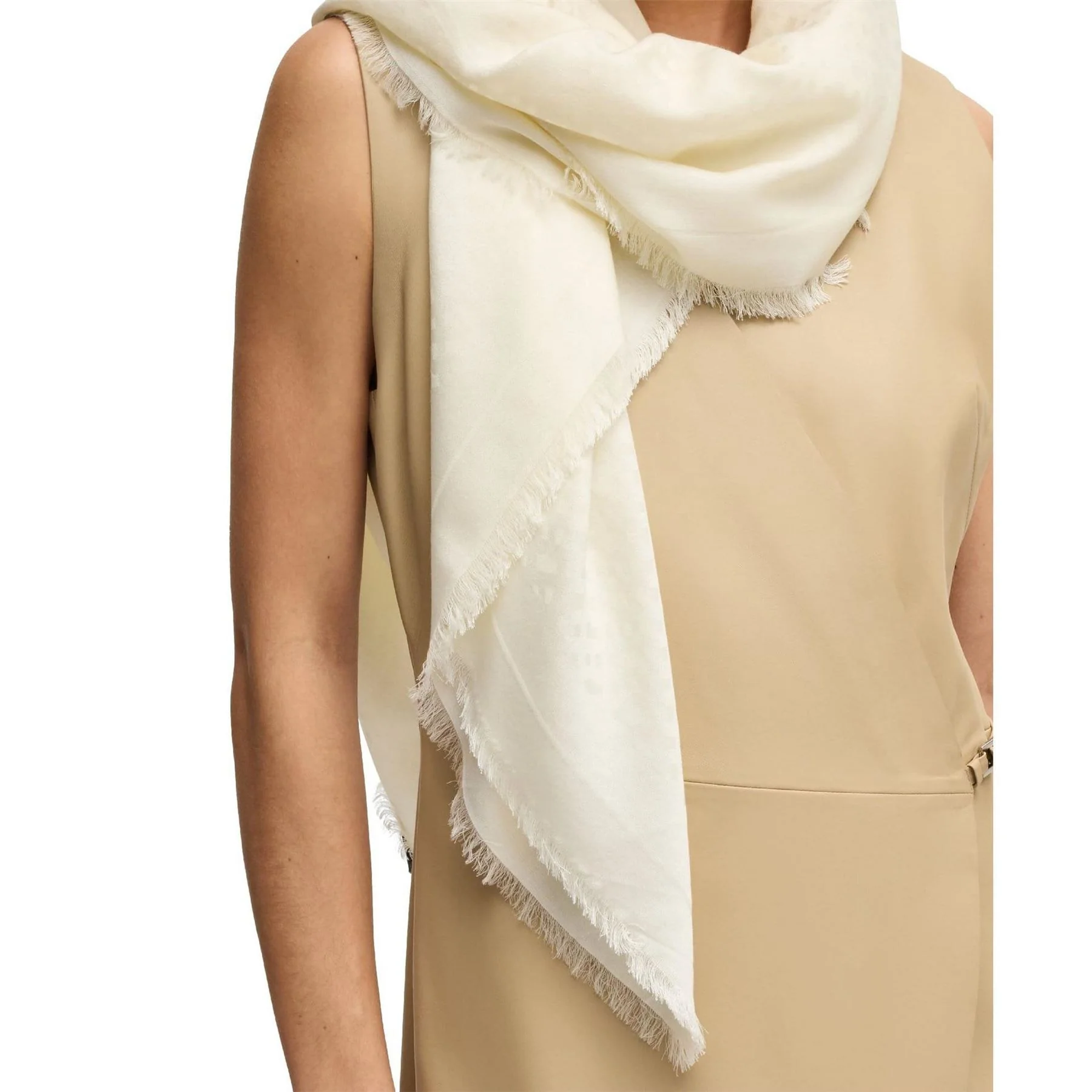 Boss Monogram Jacquard Scarf - Image 4