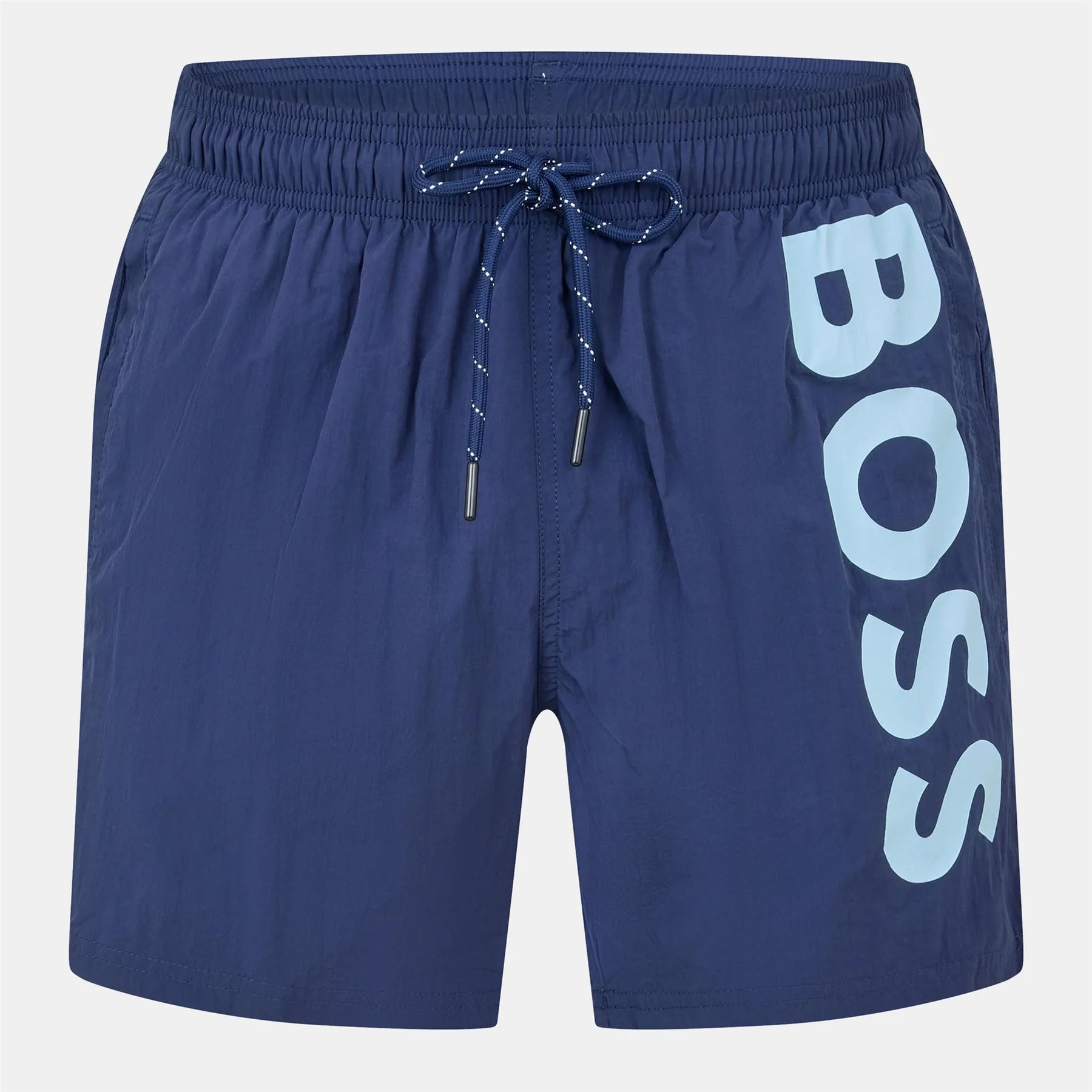 Boss Octopus Swim Shorts With Bold Branding