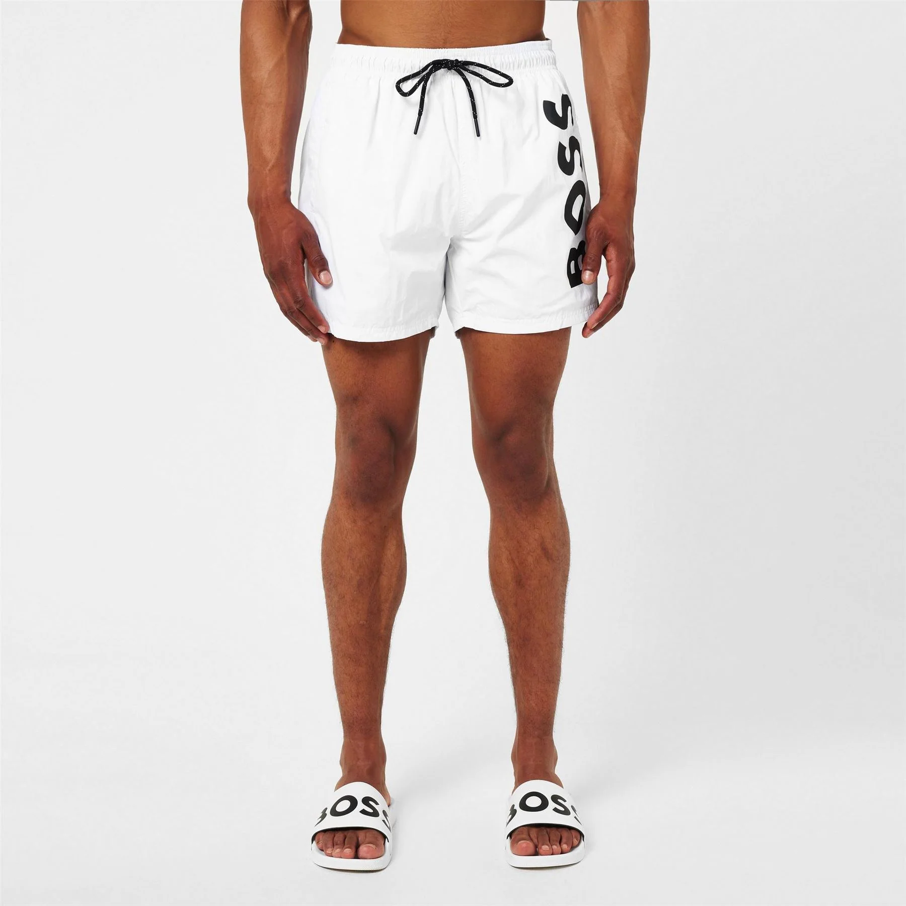 Boss Octopus Swim Shorts With Bold Branding - Image 22
