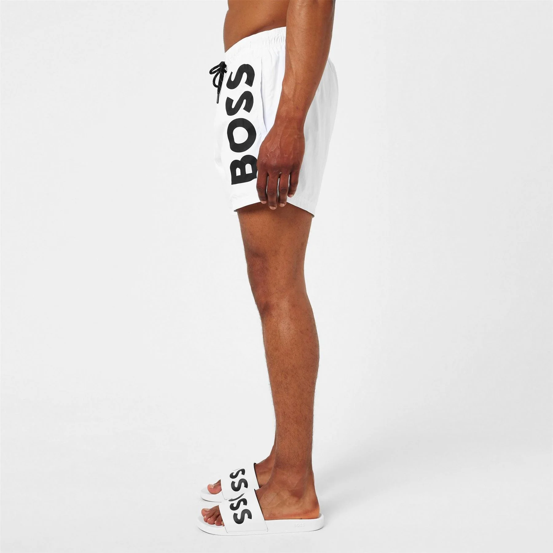 Boss Octopus Swim Shorts With Bold Branding - Image 24