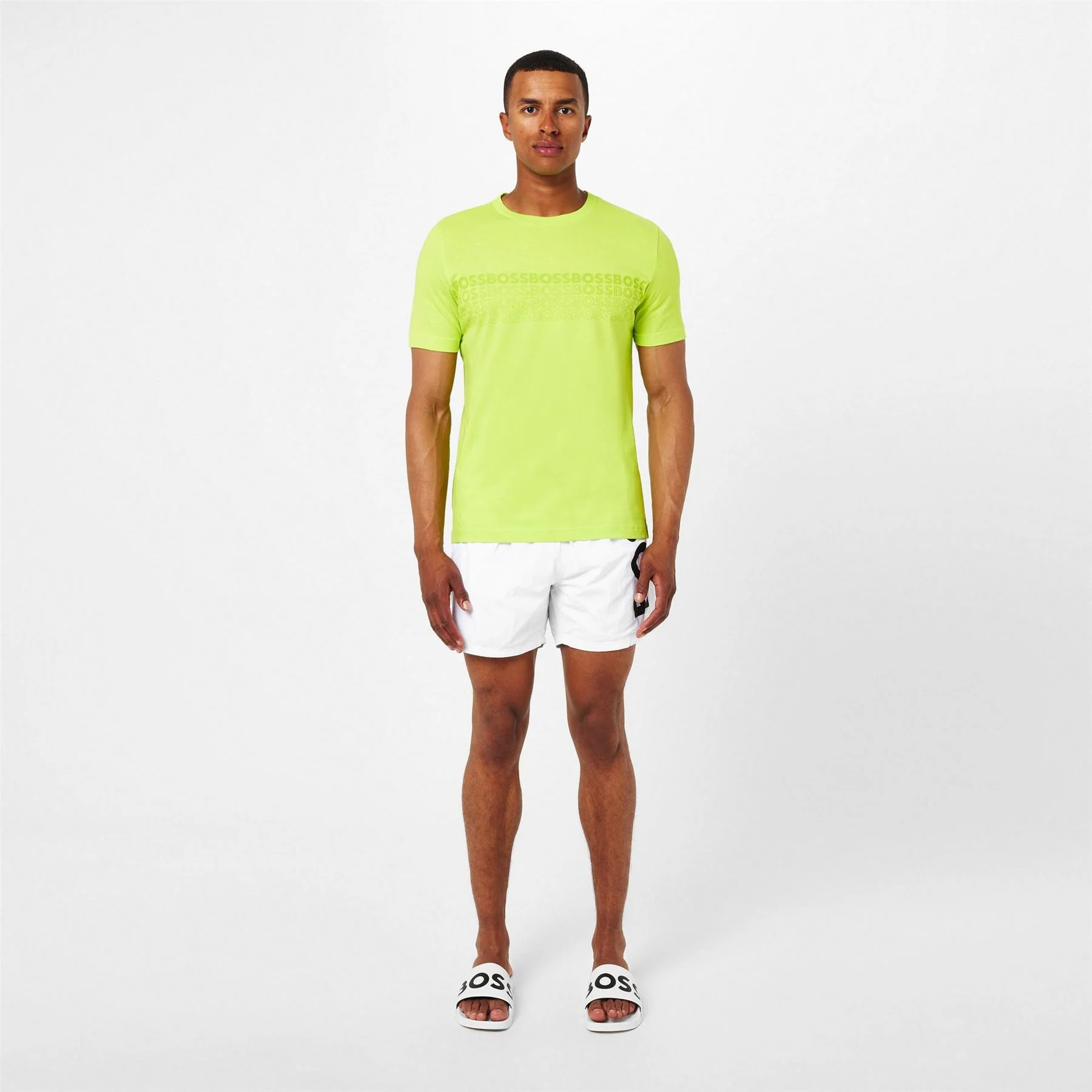 Boss Octopus Swim Shorts With Bold Branding - Image 25