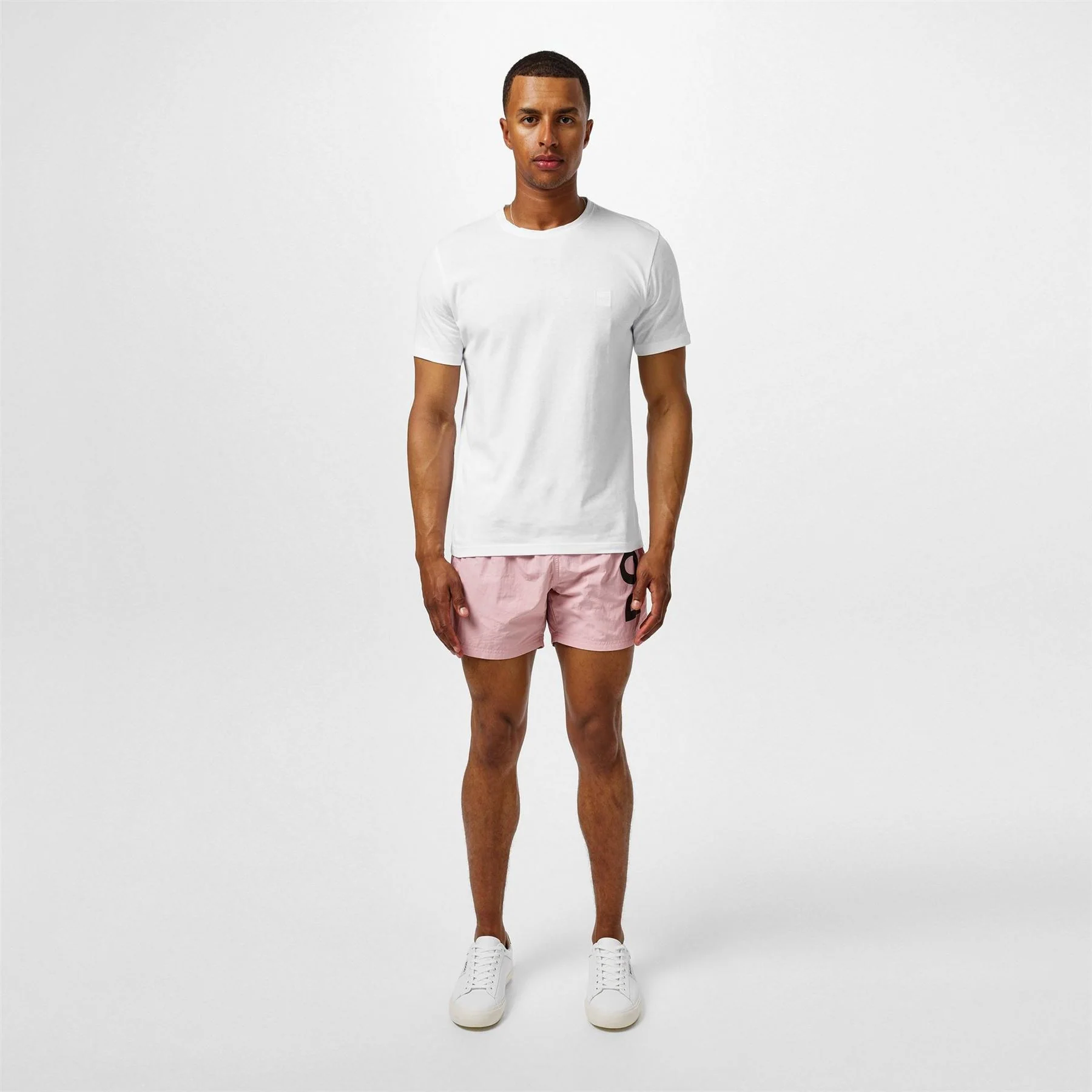 Boss Octopus Swim Shorts With Bold Branding - Image 29