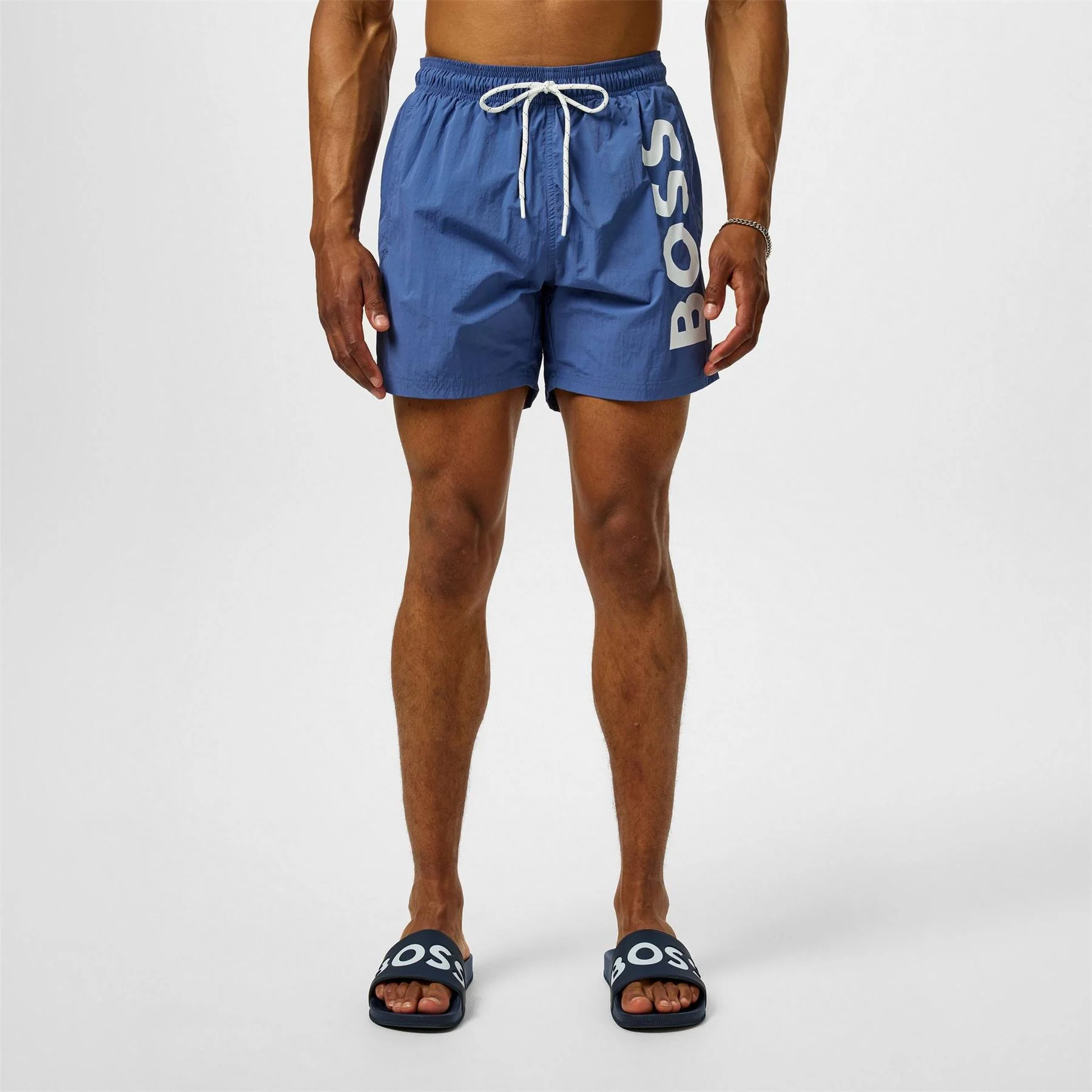 Boss Octopus Swim Shorts With Bold Branding - Image 33