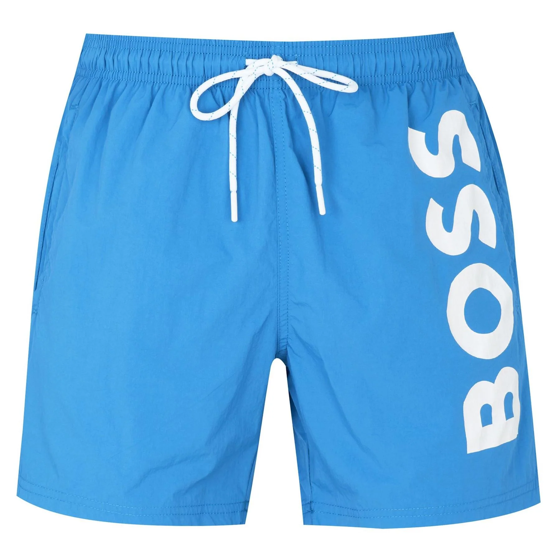 Boss Octopus Swim Shorts With Bold Branding - Image 37