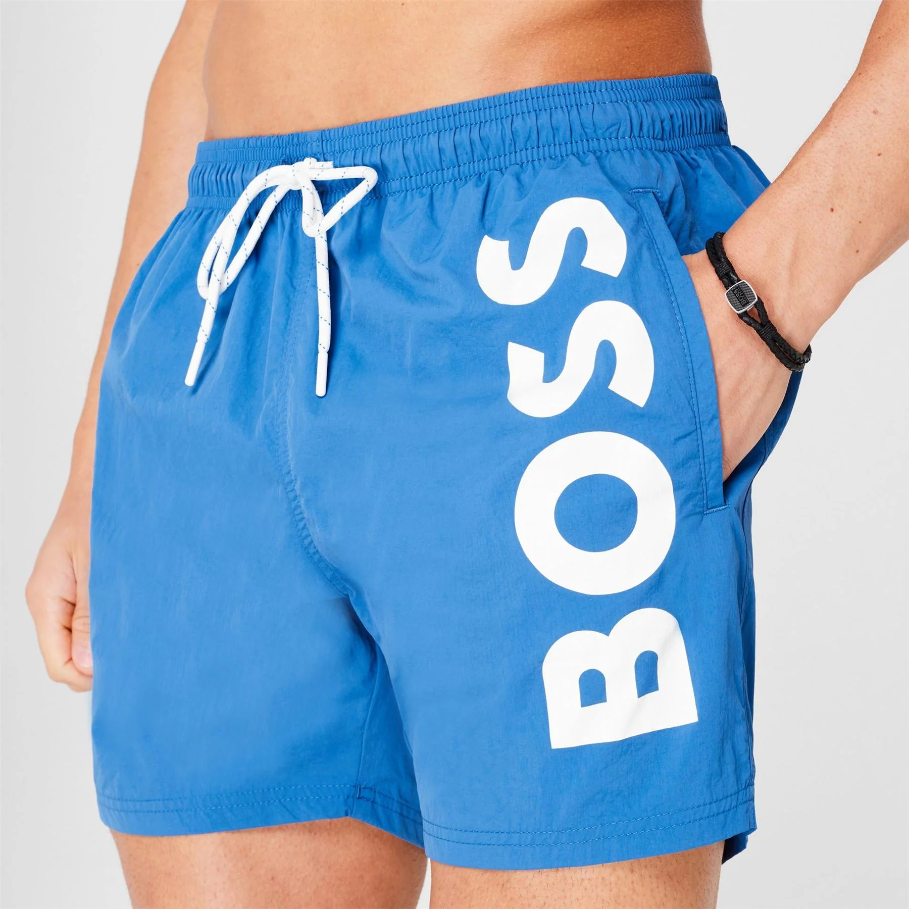 Boss Octopus Swim Shorts With Bold Branding - Image 41
