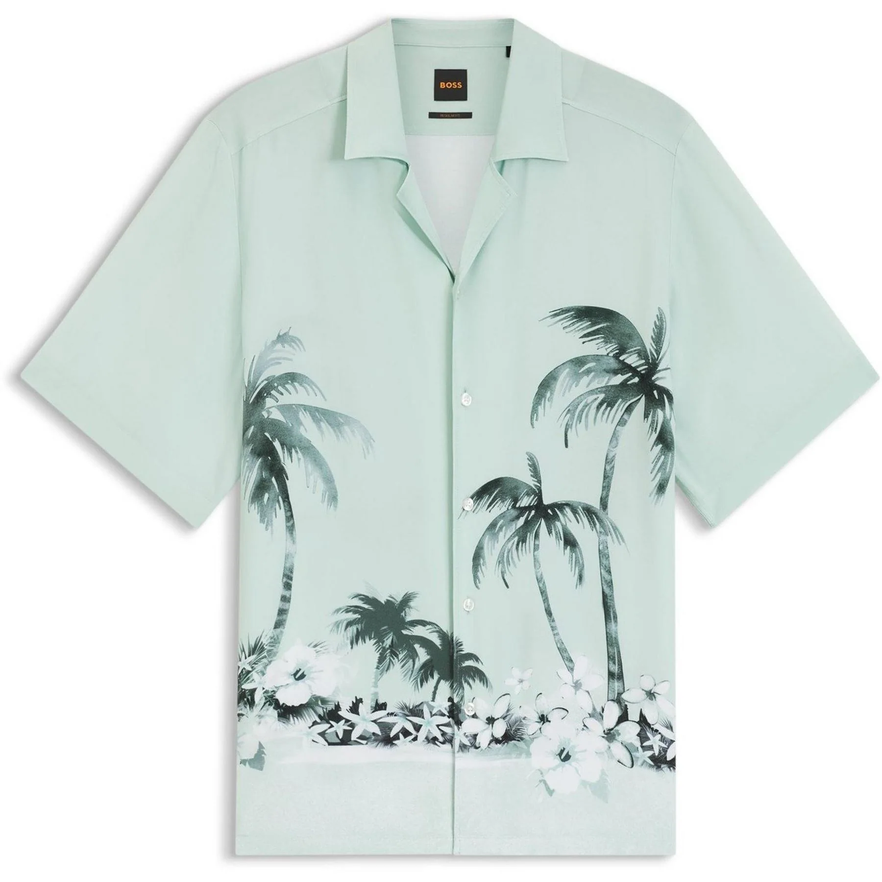 Boss Patterned Short Sleeve Shirt