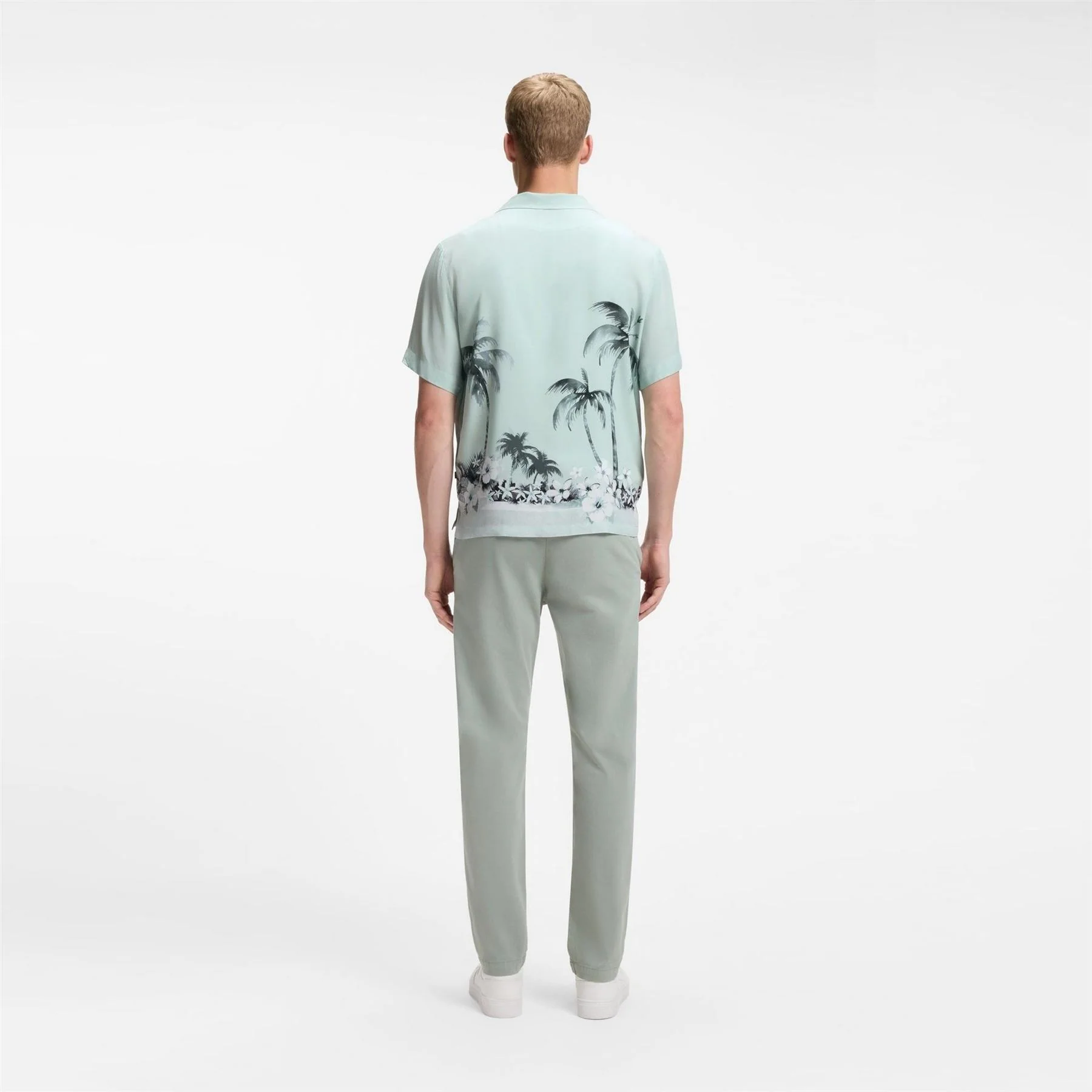 Boss Patterned Short Sleeve Shirt - Image 3