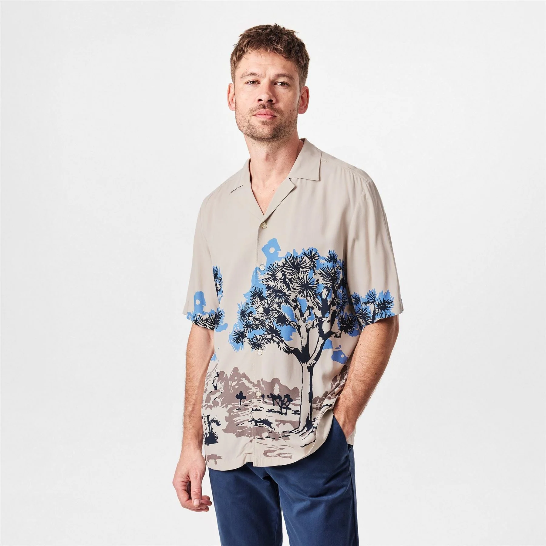 Boss Rayer M Patterned Short Sleeve Shirt - Image 3