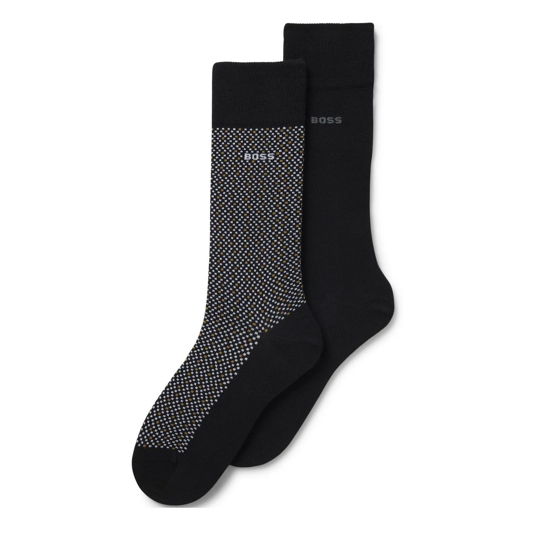 Boss 2 Pack Mini Cube Crew Long Socks - Image 3