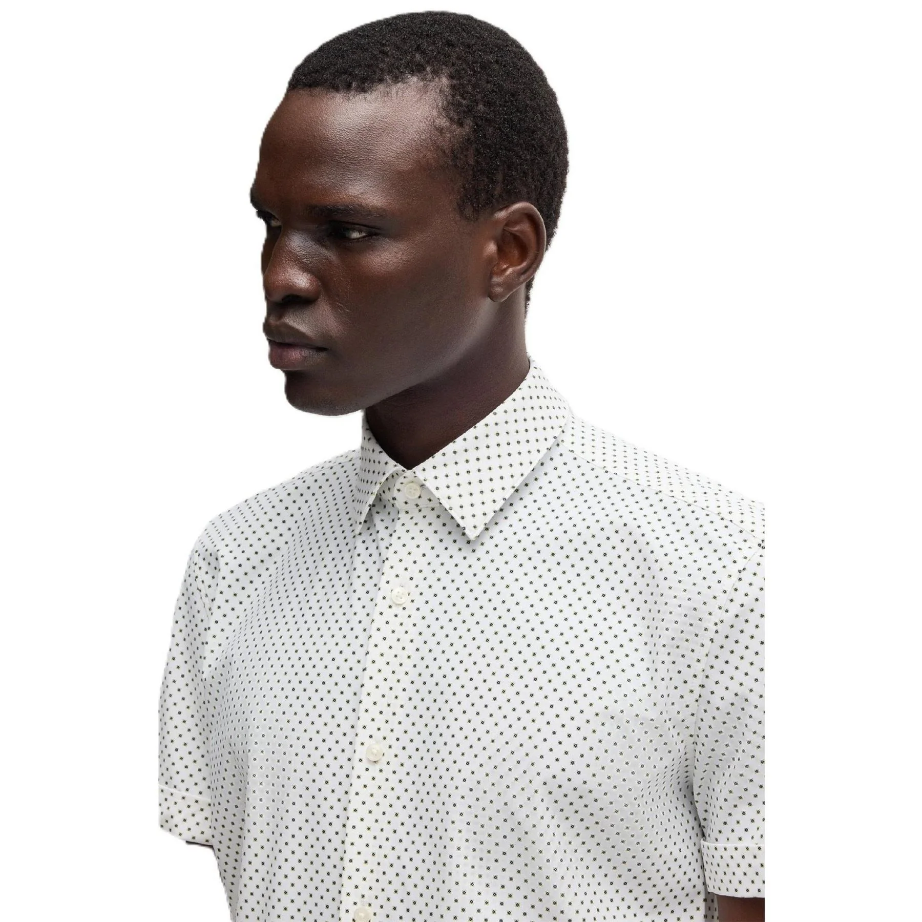 Boss Short Sleeve Oxford Shirt - Image 4
